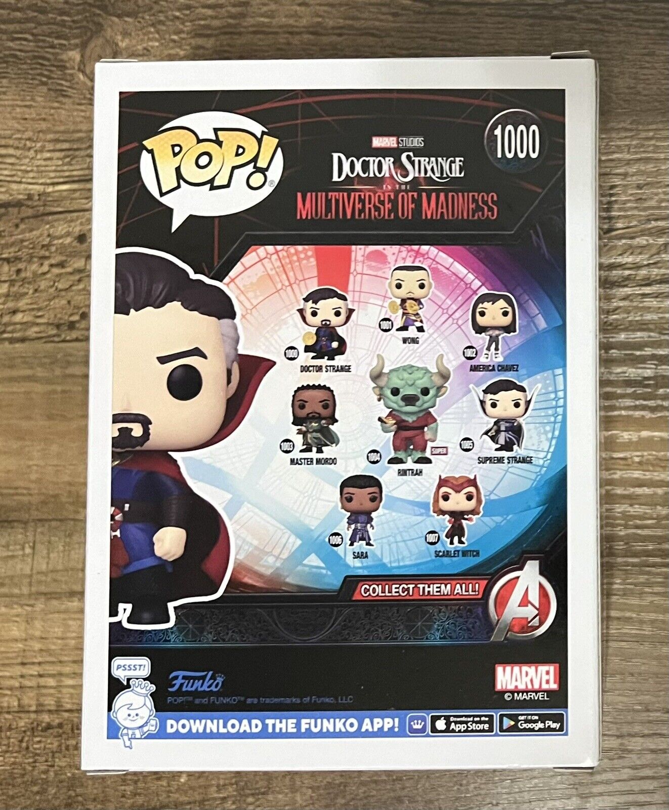 Funko POP! Dr Strange Marvel Multiverse of Madness #1000 Toy Collectible