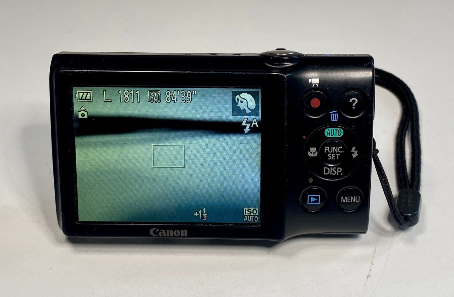 CANON PowerShot A2300 HD 16.0MP BALCK 5x Optical zoom Digital Camera TESTED