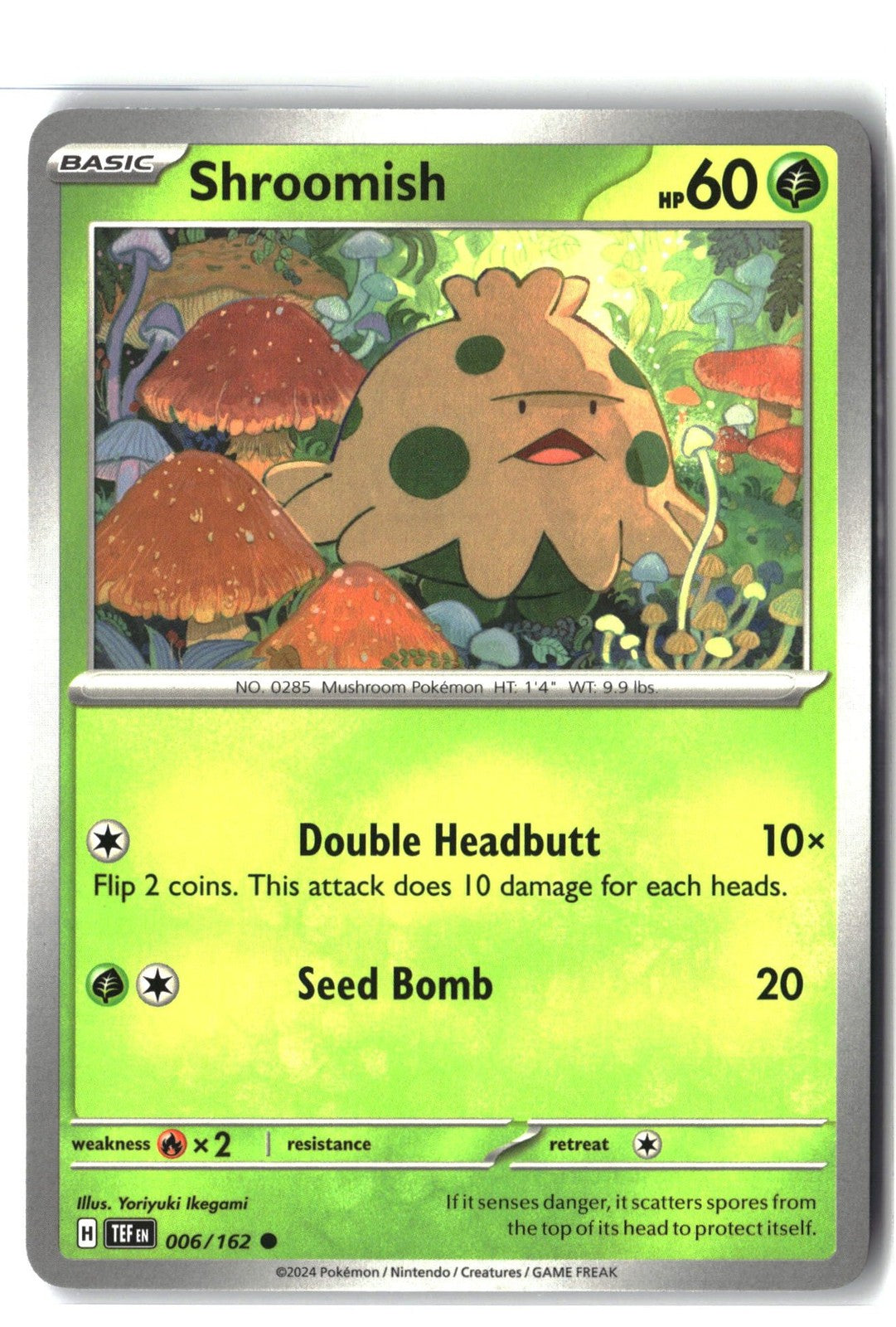 Shroomish (Temporal Forces 006/162) NM