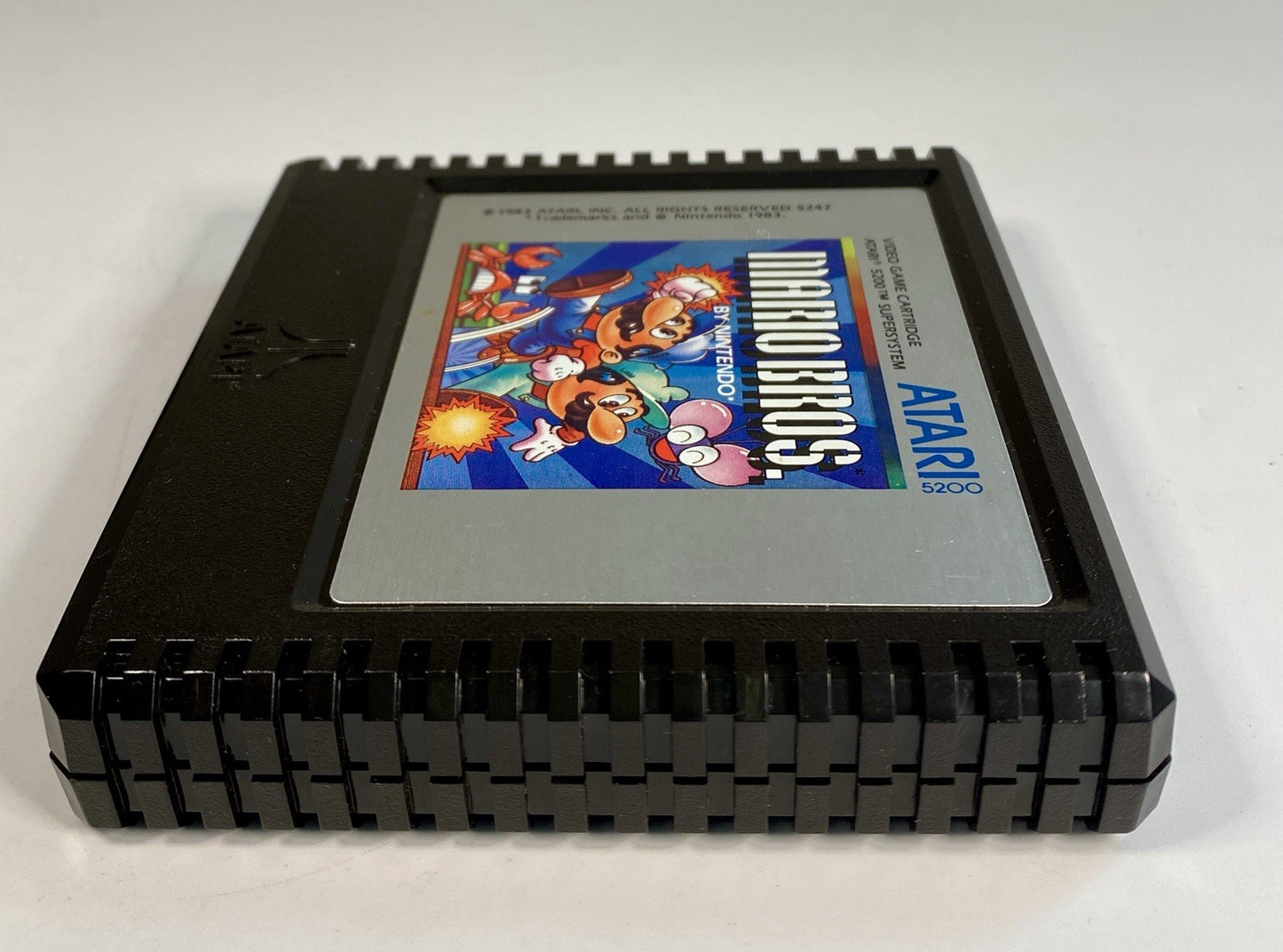 Mario Bros. (Atari 5200, 1983) Nintendo Cartridge And Manual, Tested & Works!