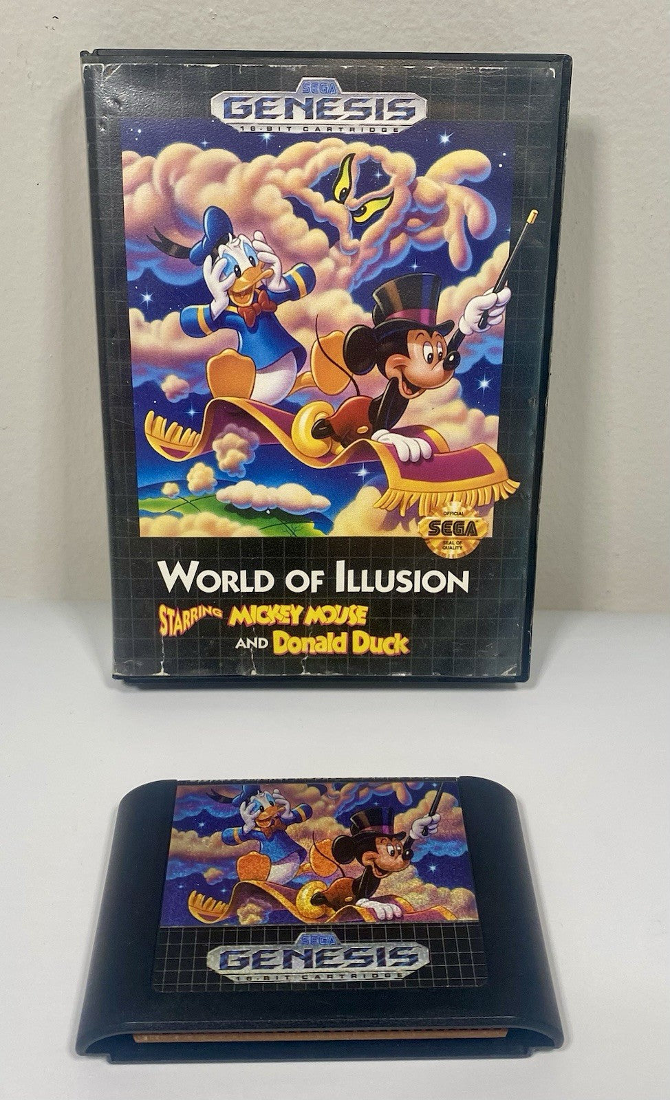 World Of Illusion Starting Mickey Mouse & Donald Duck 1992 Sega Genesis Tested