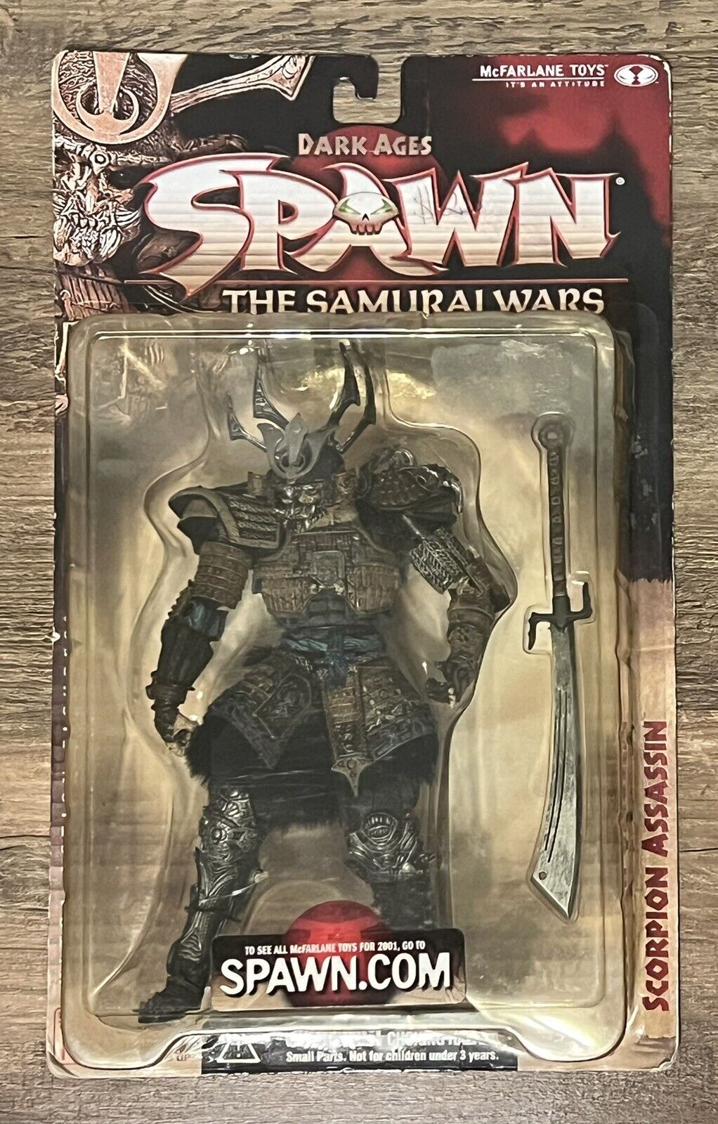 2001 McFarlane Spawn Dark Ages Samurai Wars - Scorpion Assassin Figure BRAND NEW