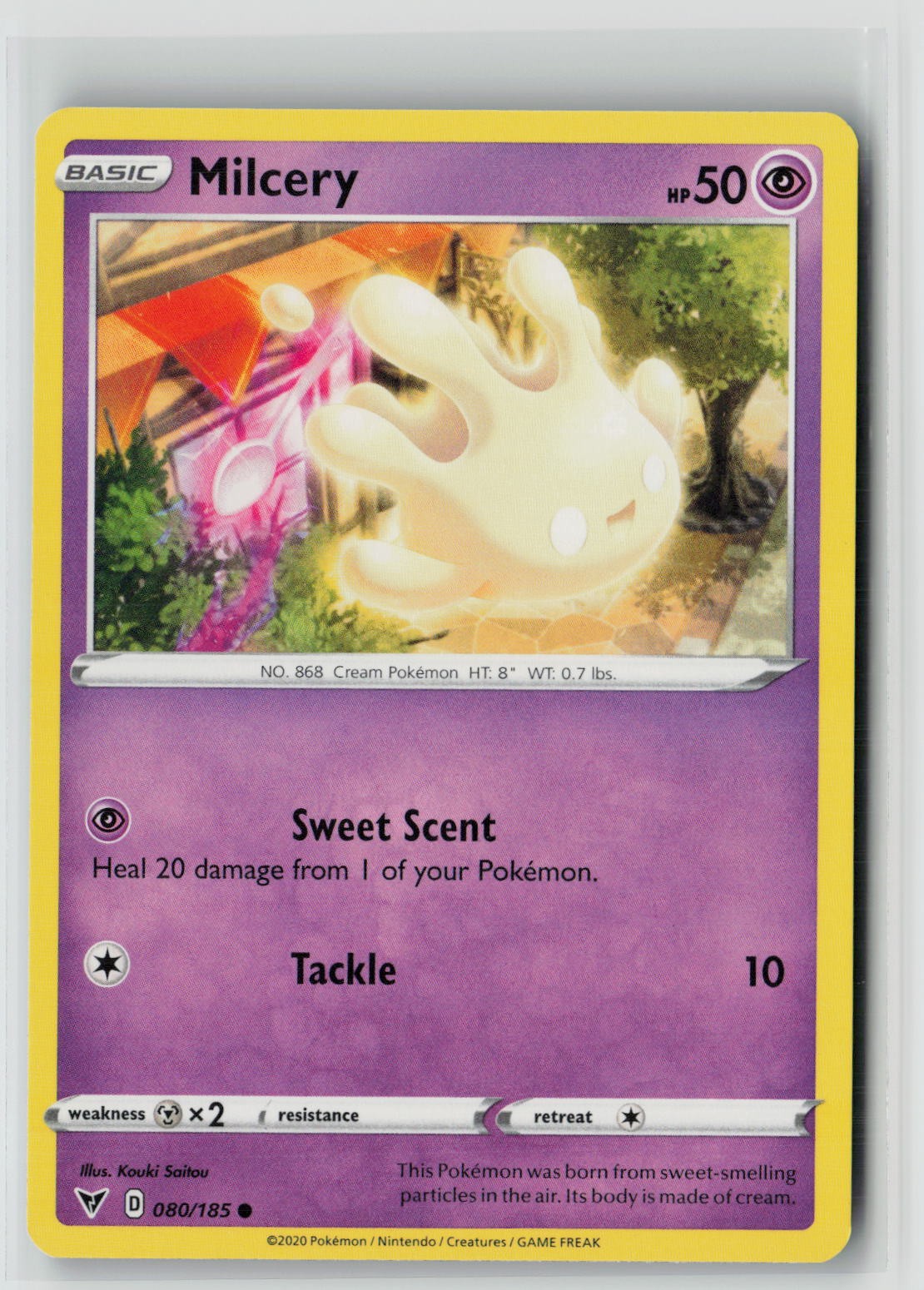 Milcery (SWSH04: Vivid Voltage 080/185) NM