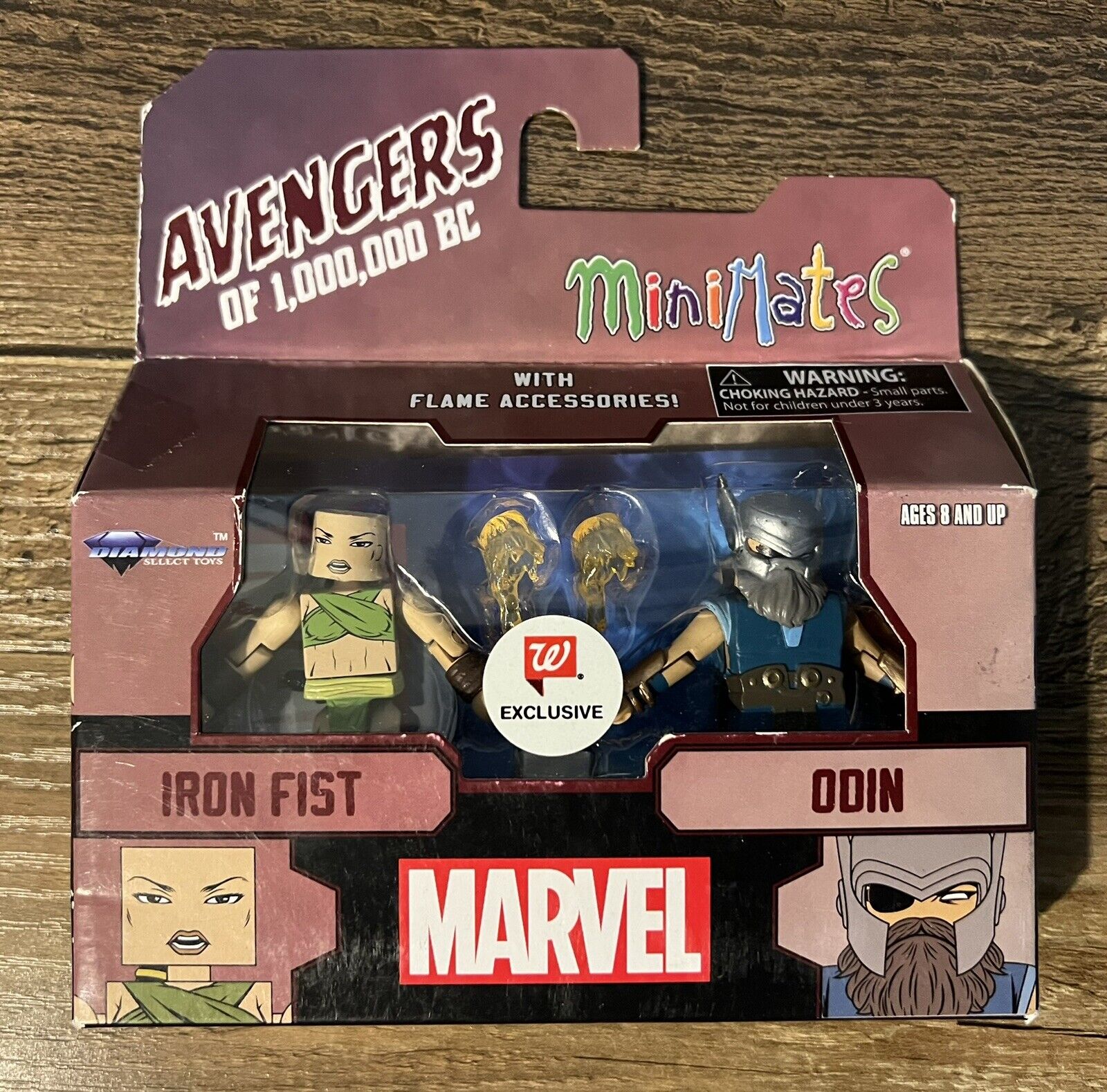 Marvel Minimates Walgreens Exclusive Avengers 1000000 BC Bundle Of 3 Packs Of 2