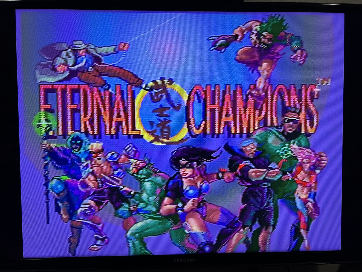 SEGA Genesis Eternal Champions 1993 Game Cartridge w/ Case & Manual CIB