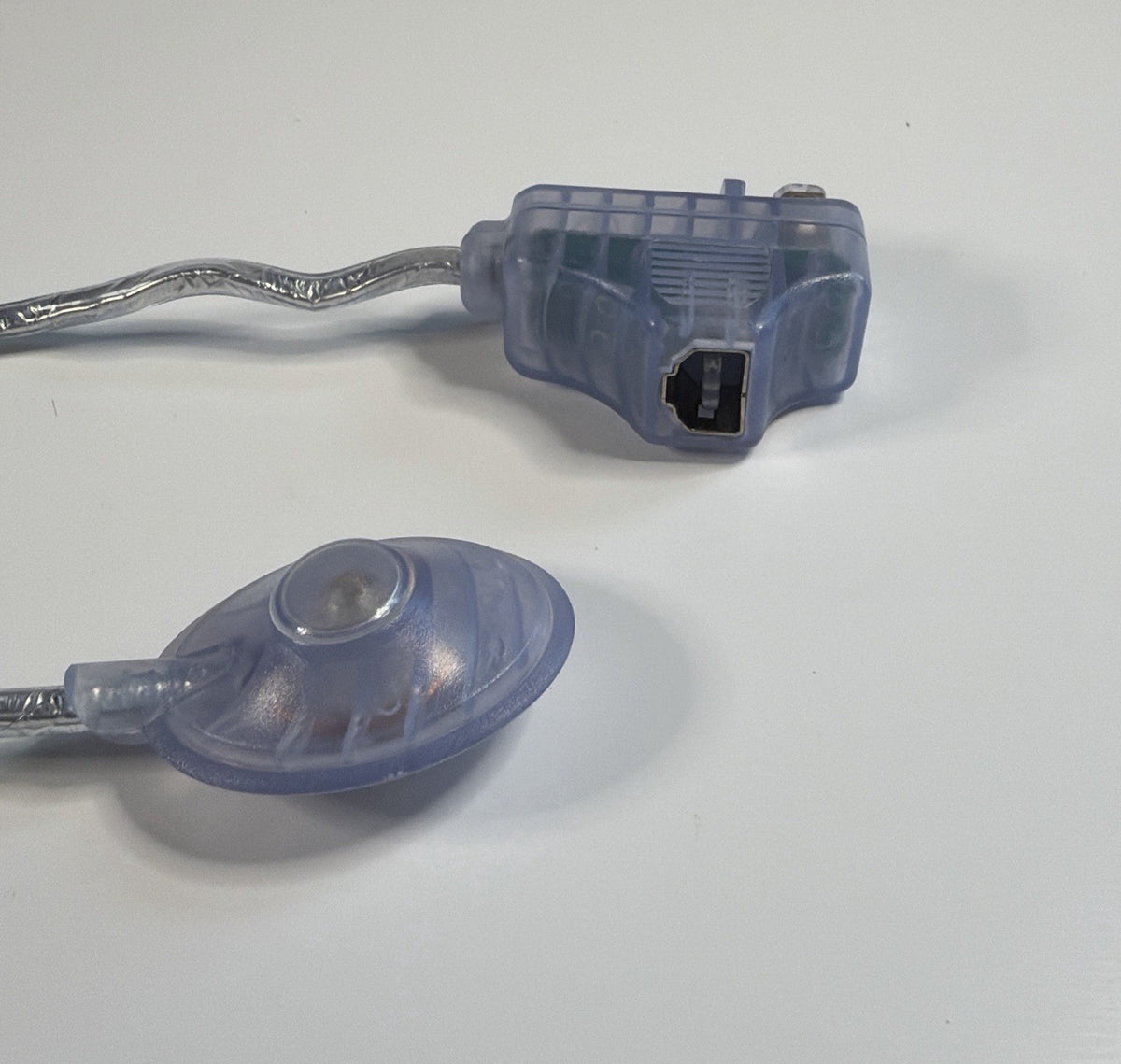 Nyko Worm Light Nintendo Gameboy Advance GBA GBC Color Silver Blue Clear, Tested