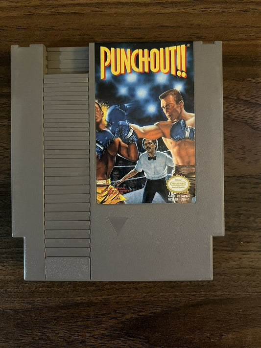 Punch-Out NES Nintendo Entertainment System 1990 (NES) With Sleeve Tested!