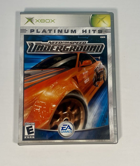 Need for Speed Underground (Microsoft Original OG Xbox, 2003) Complete CIB Works
