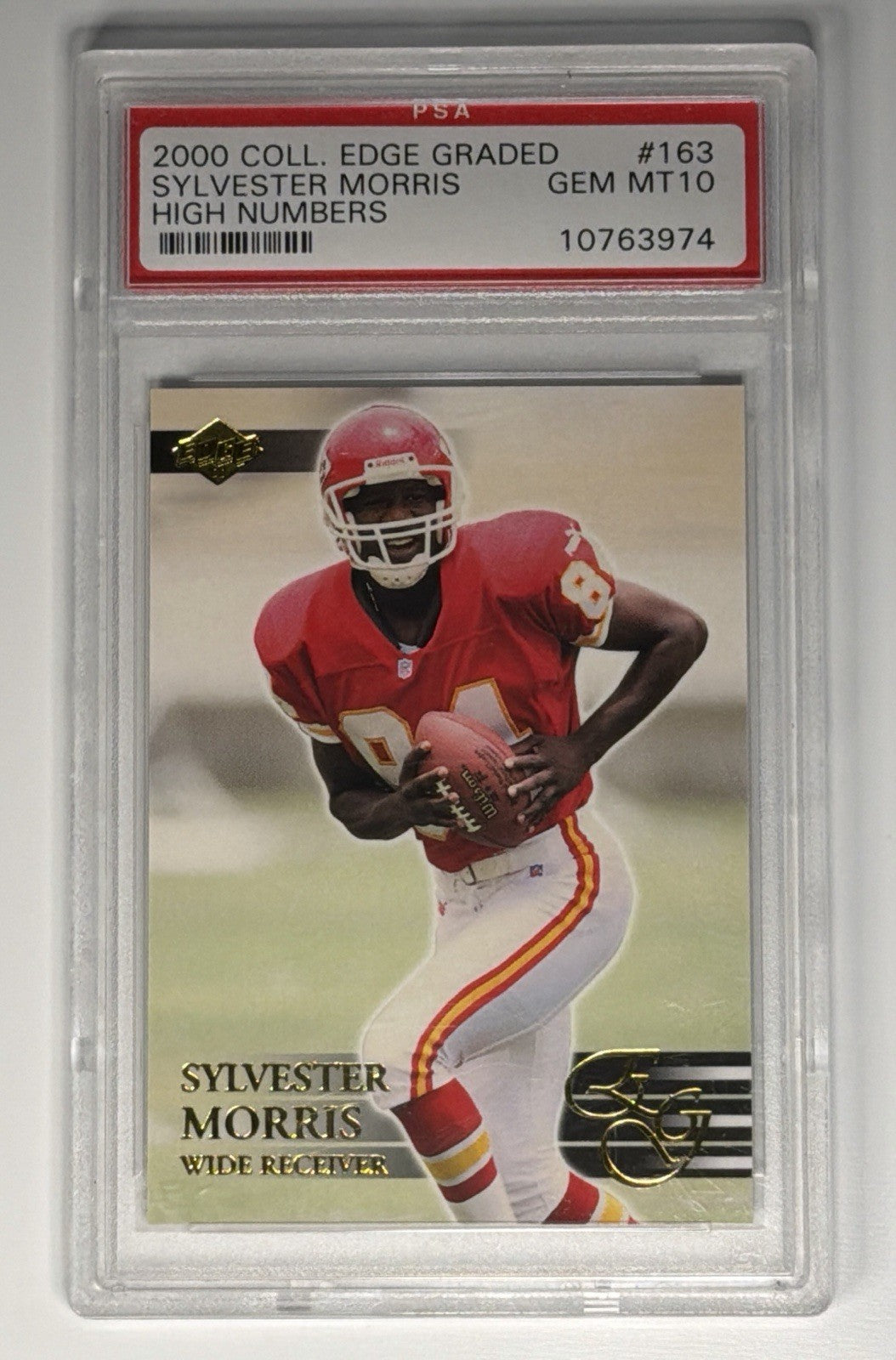 2000 Collector's Edge Graded Sylvester Morris #163 PSA 10 GEM MT Rookie RC