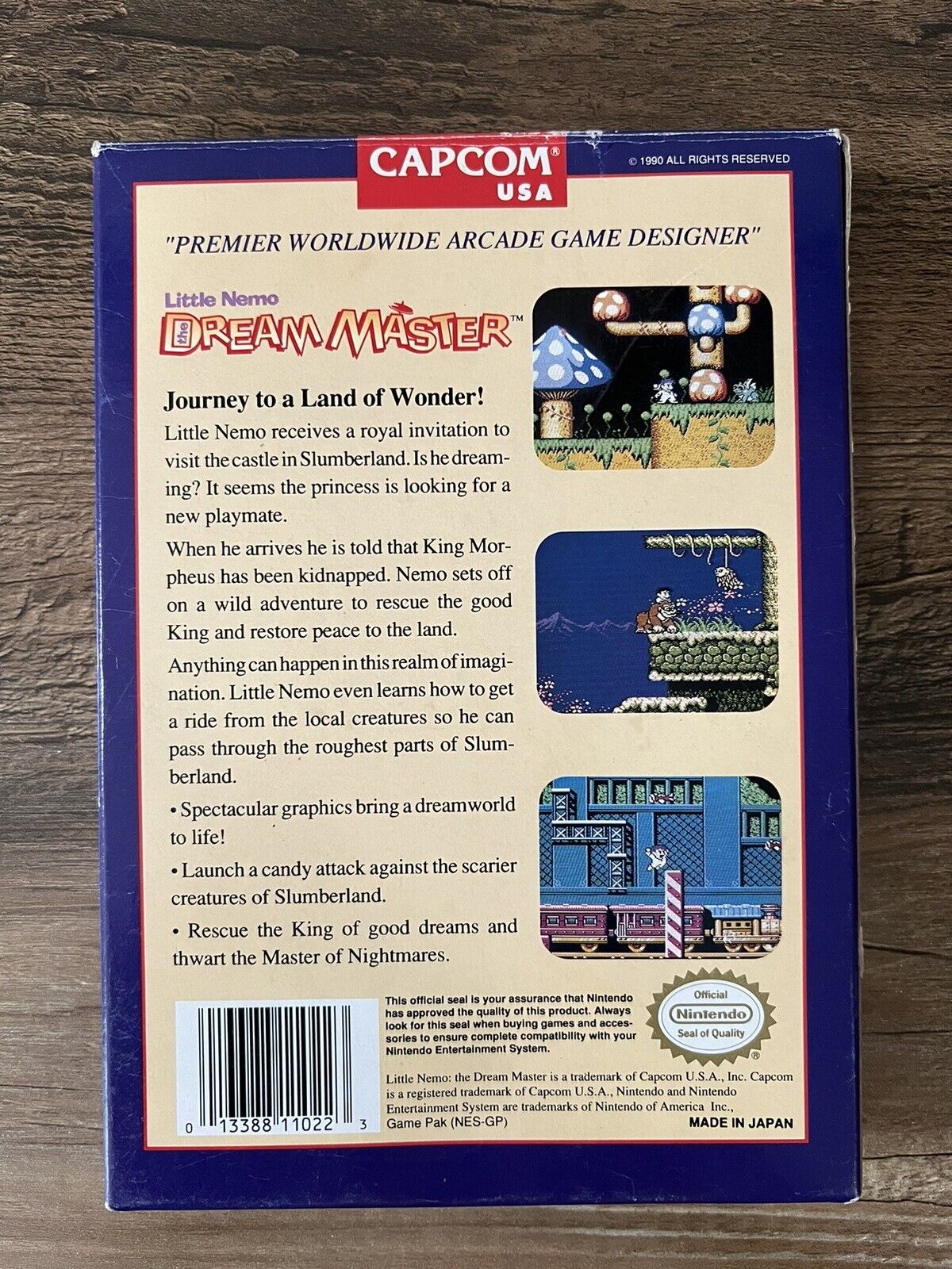 Little Nemo: Dream Master  CIB w/Manual Cleaned & Tested Authentic