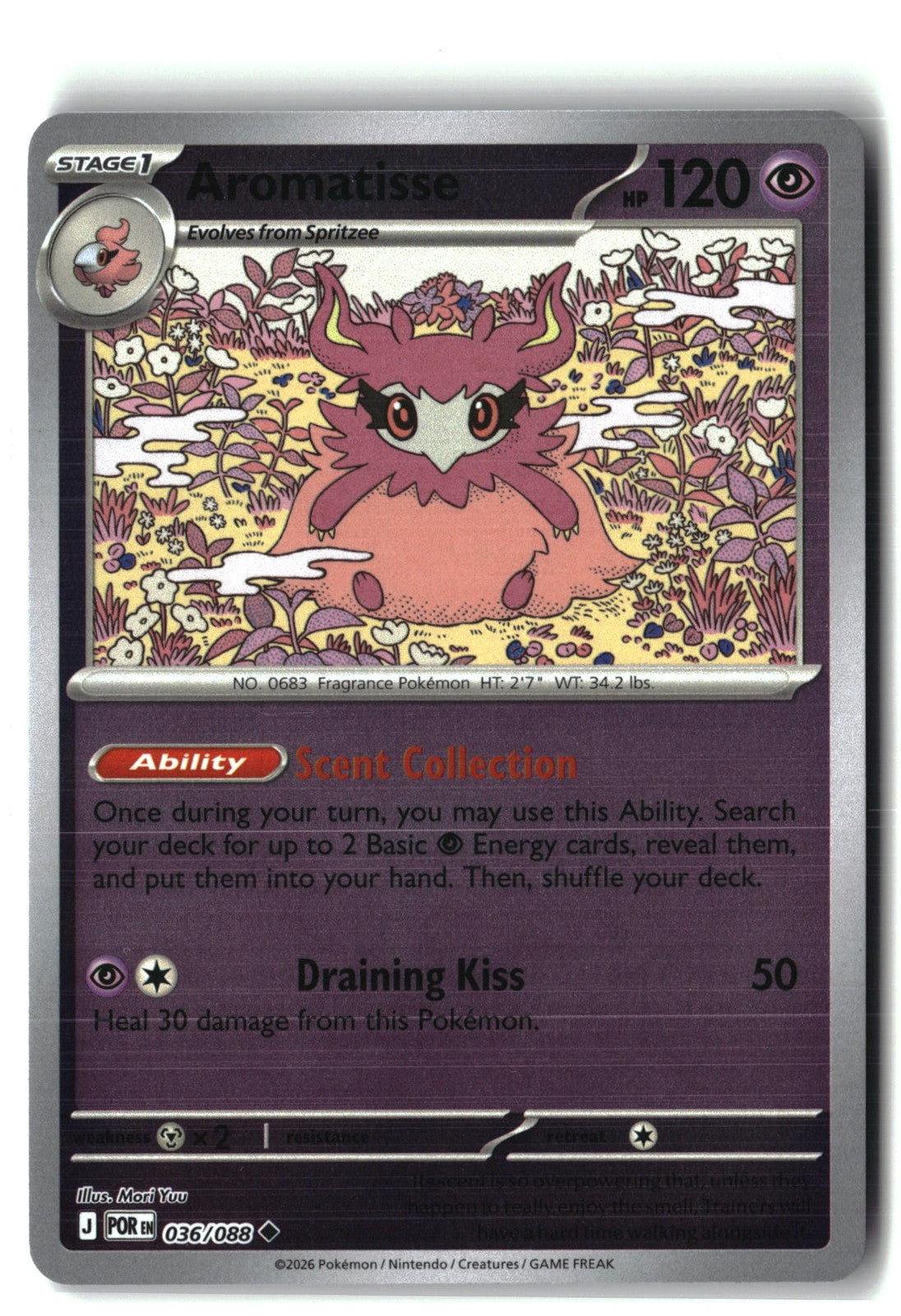 Aromatisse Reverse Holofoil NM (Perfect Order 036/088)