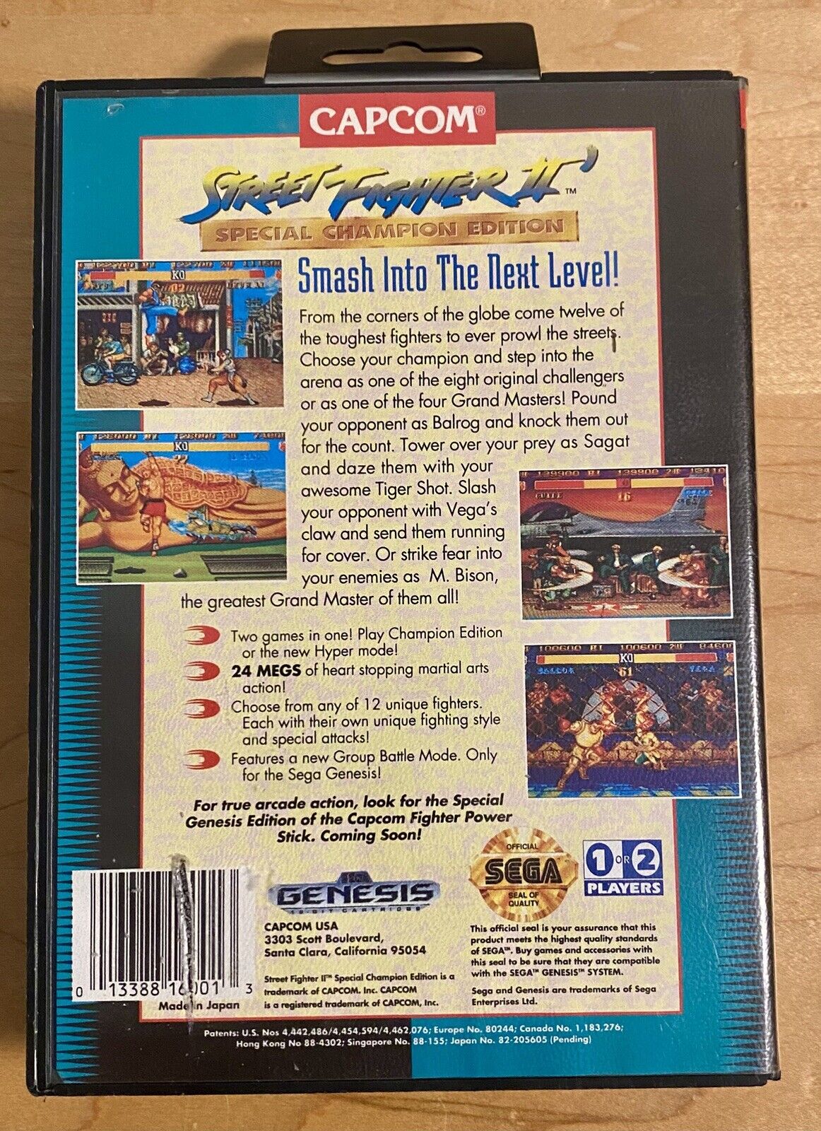 Street Fighter II': Special Champion Edition (Sega Genesis, 1993) In Box, Tested