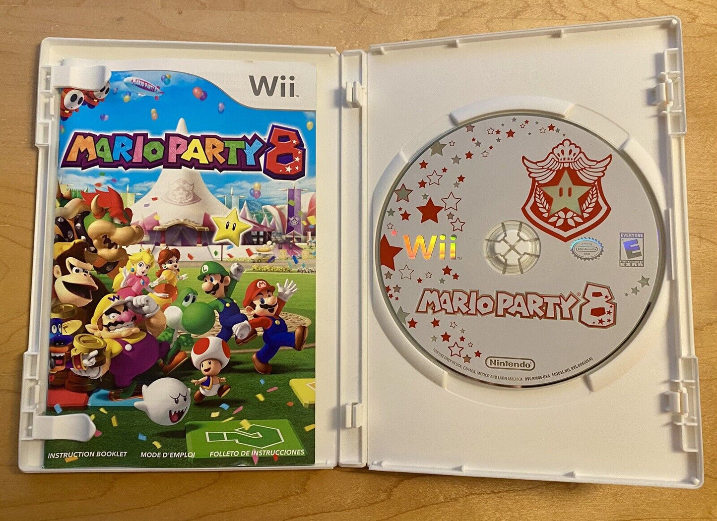 Mario Party 8 (Nintendo Wii, 2007) CIB w/ Manual & Insert, Authentic, Tested