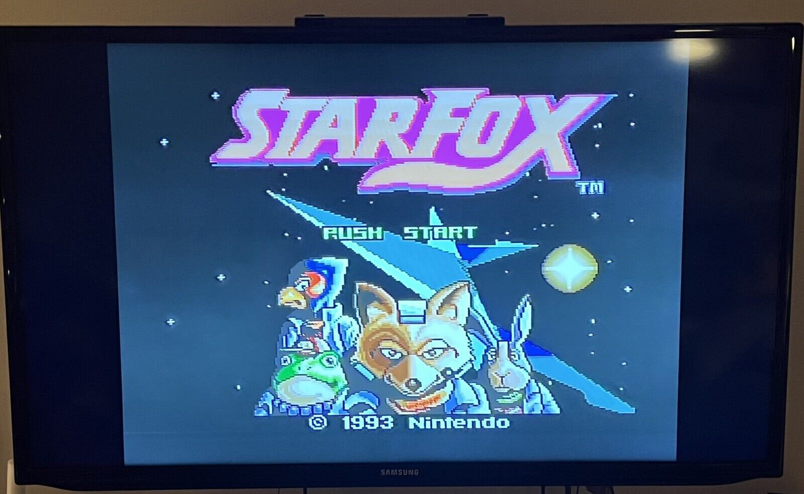 Starfox Super Nintendo SNES Cleaned Tested Authentic