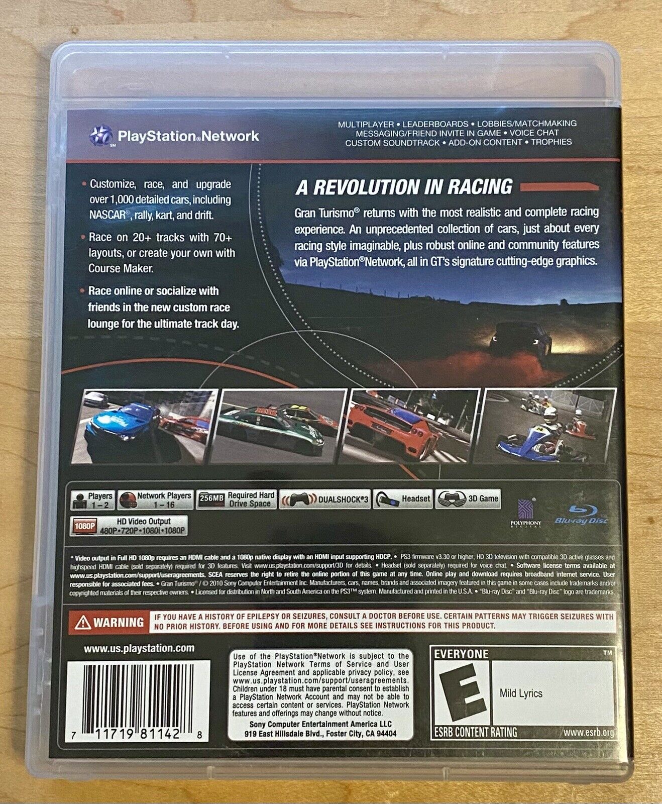 Gran Turismo 5 (Sony PlayStation 3, 2010) PS3 CIB W/ Manual, Authentic & Tested