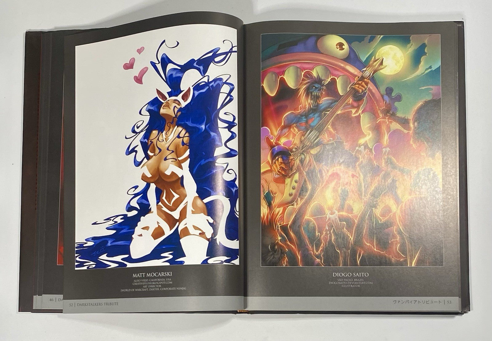 DARKSTALKERS TRIBUTE special hardcover limited edition 1st printing 2009