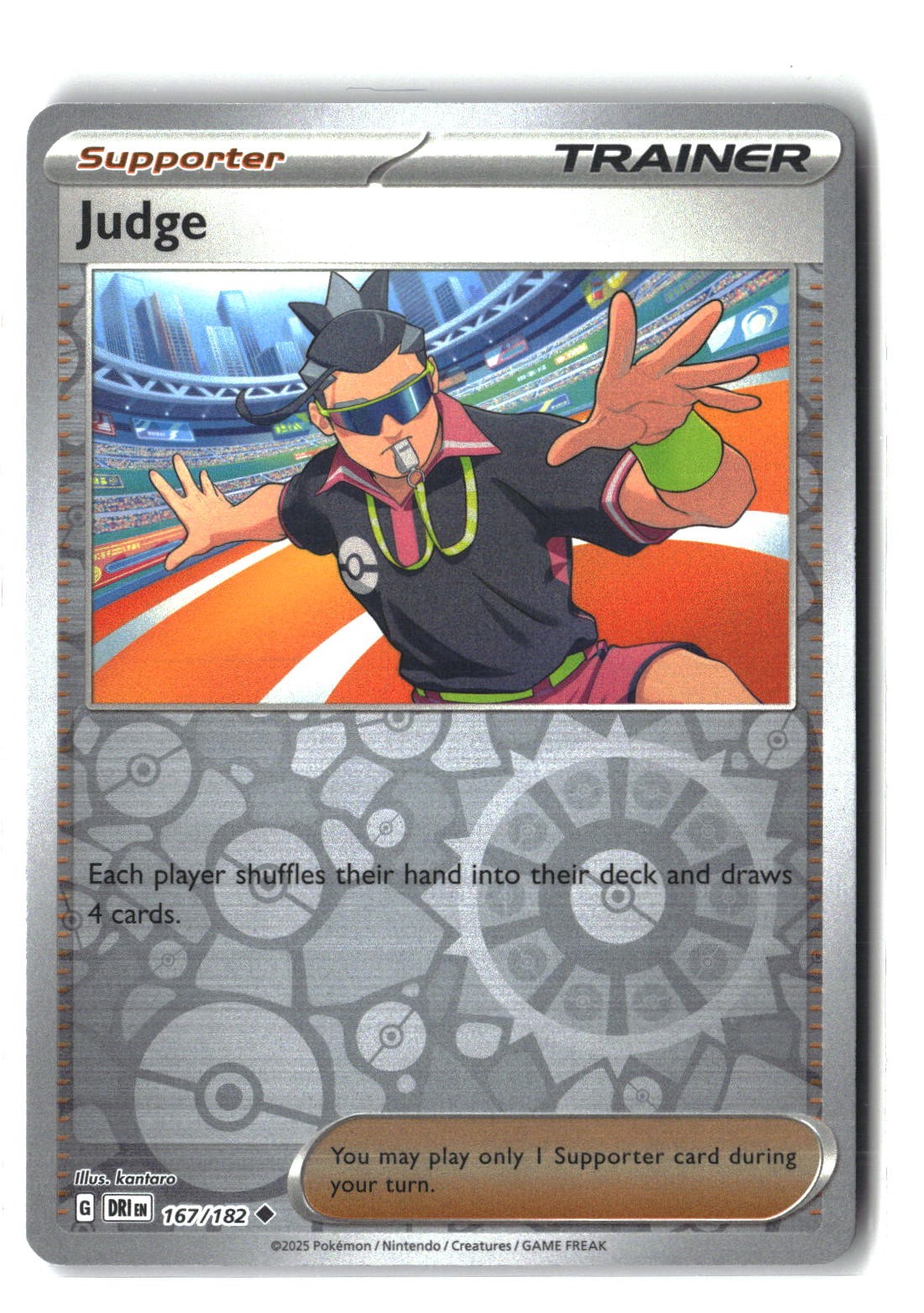 Judge Reverse Holofoil NM (Destined Rivals 167/182)