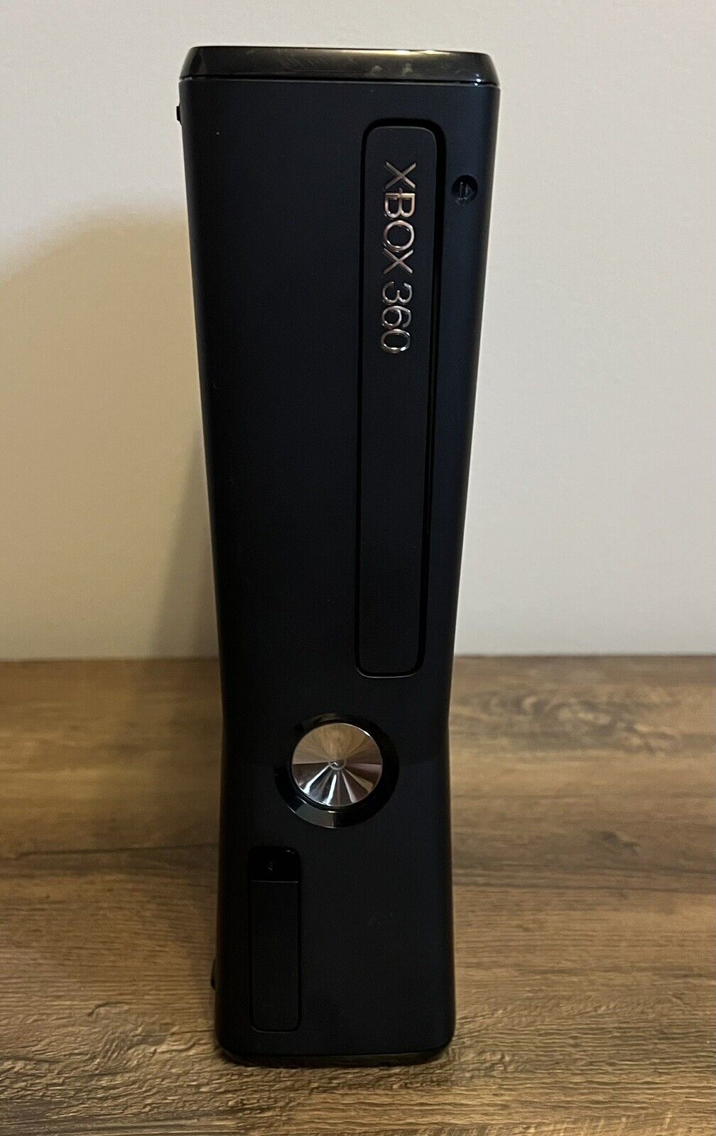 Microsoft Xbox 360 Console Slim Black W/ Box, Controller & Cords Tested & Works!