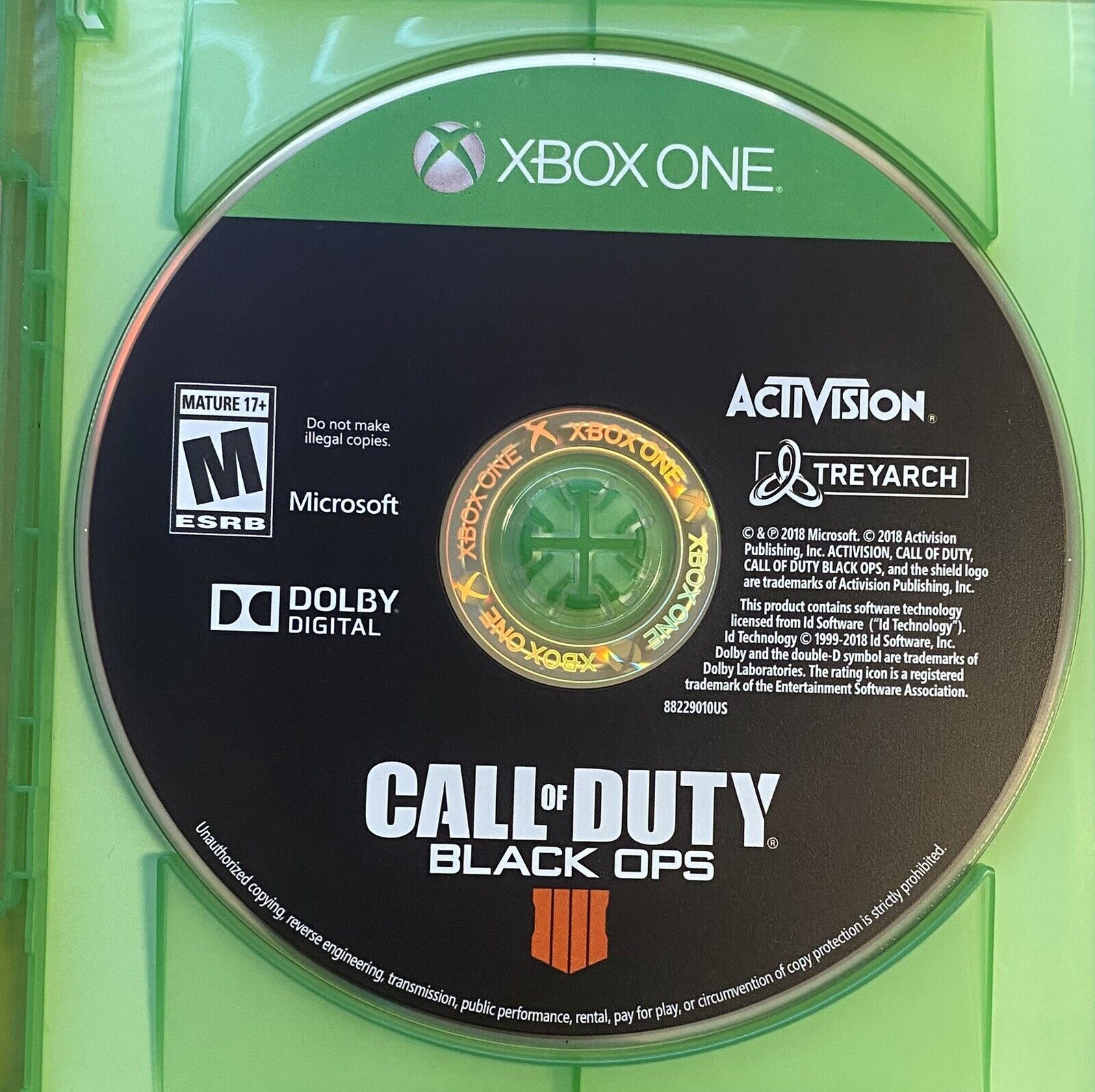 Call of Duty: Black Ops 4 (Microsoft Xbox One, 2018)