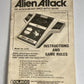Vintage Alien Attack Electronic Handheld Game Complete w/ Box & Manual Tested