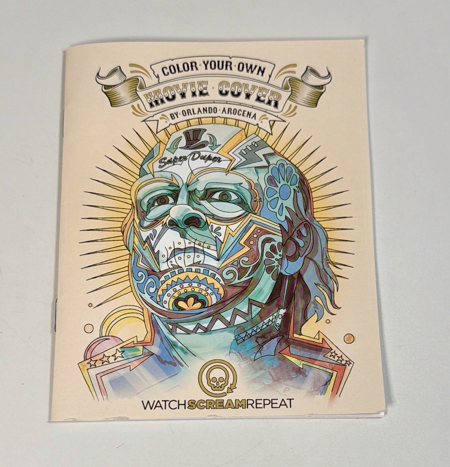 Color Your Own Movie Cover Walmart Exclusive Coloring Booklet by Orlando Arocena