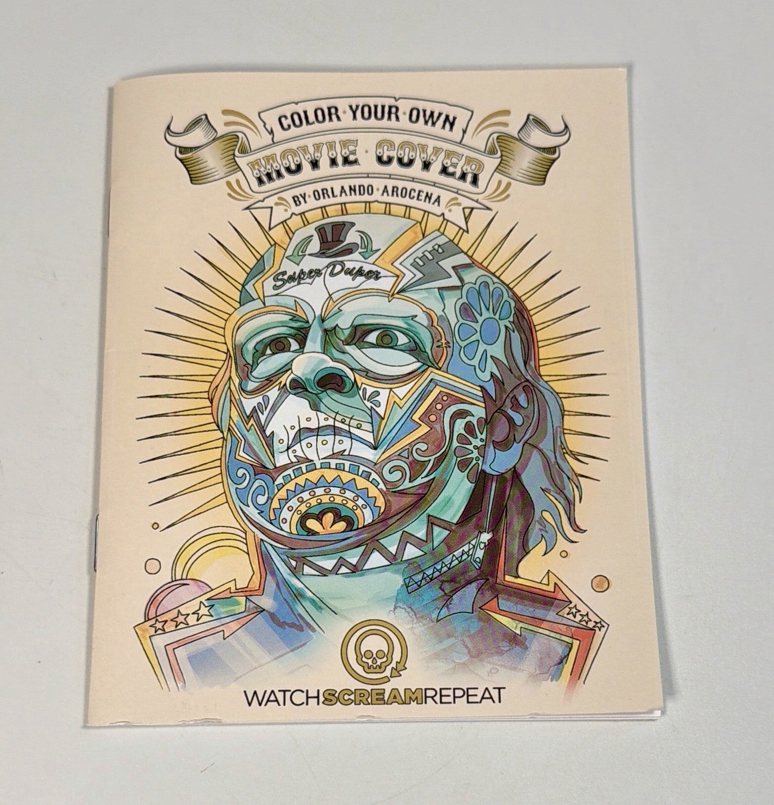 Color Your Own Movie Cover Walmart Exclusive Coloring Booklet by Orlando Arocena
