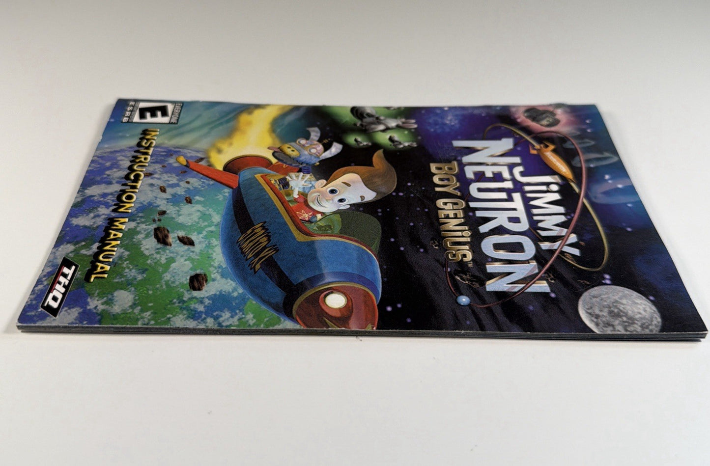 Jimmy Neutron Boy Genius PS2 PlayStation 2 Instruction Manual Only