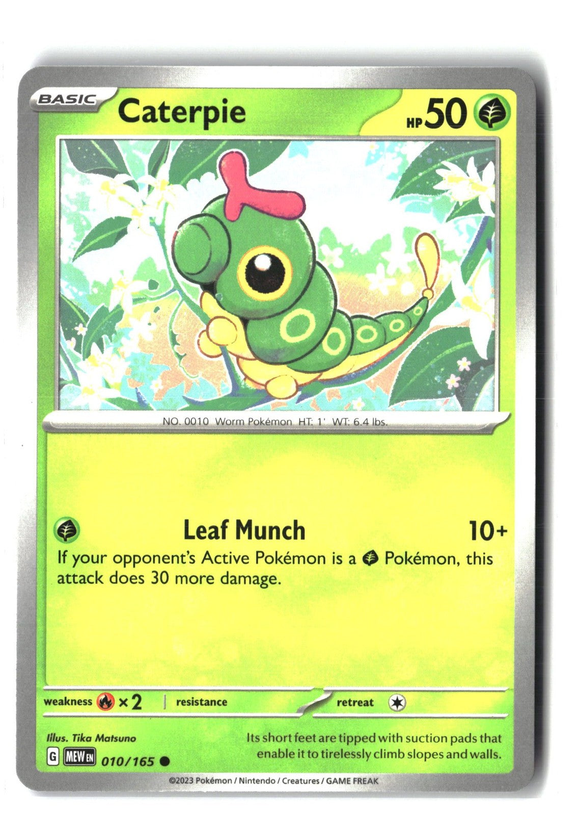 Caterpie (SV: Scarlet & Violet 151 010/165) NM