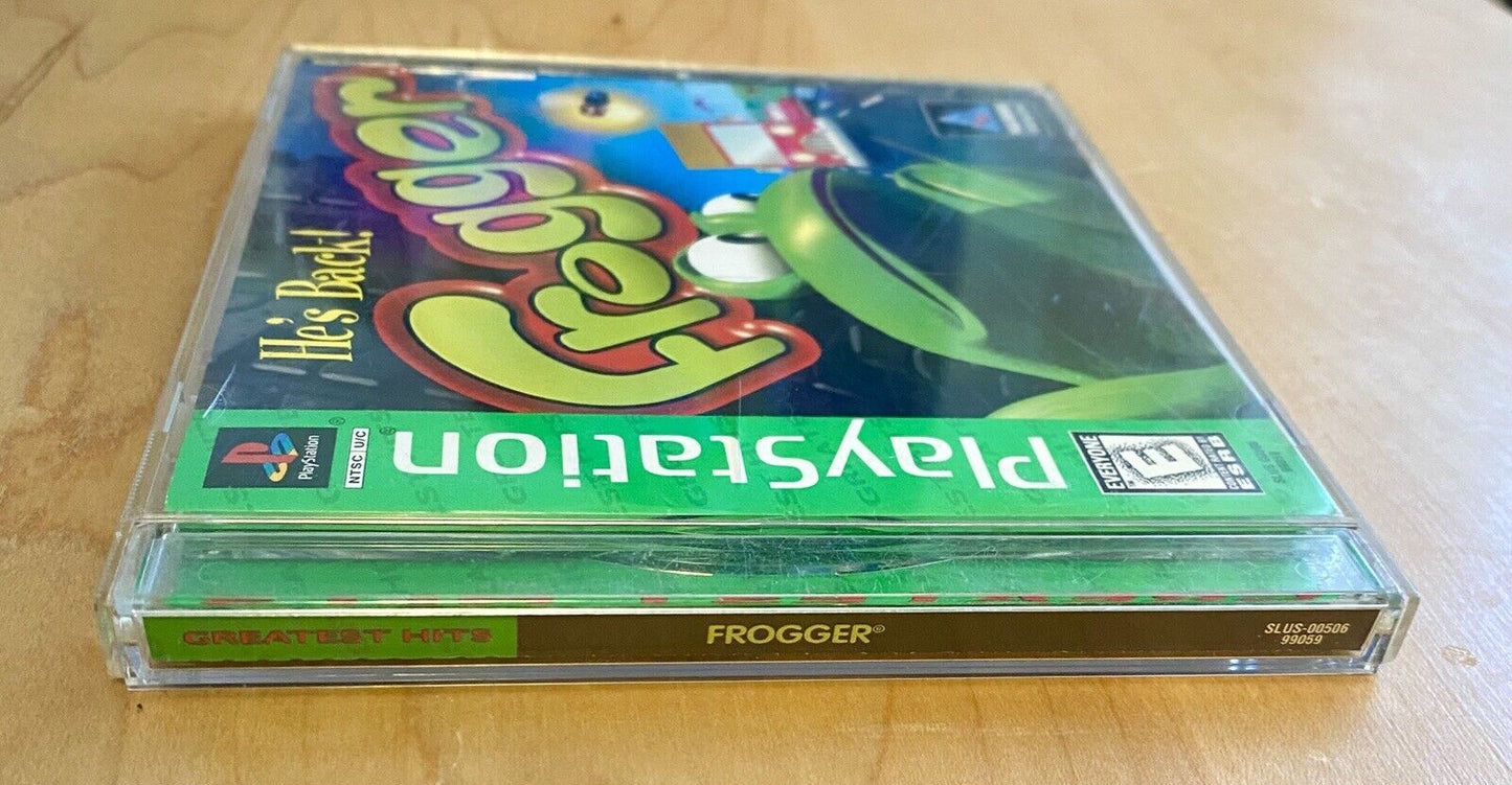 Frogger Greatest Hits (Sony PlayStation 1 PS1, 1997) CIB, Authentic & Tested