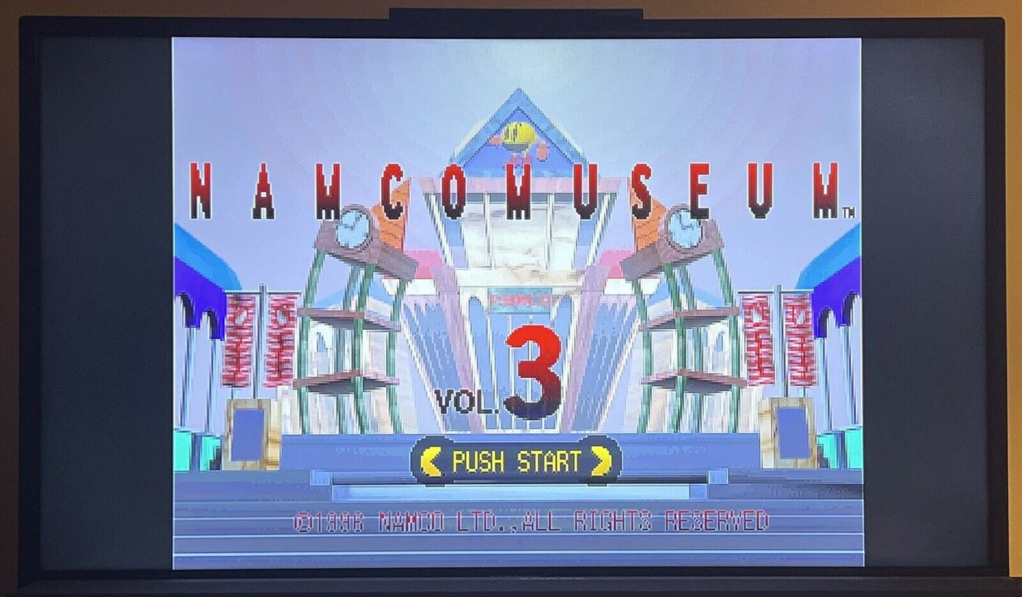 Sony PlayStation 1 Video Game "Namco Museum Volume 3 Greatest Hits" Edition 1996