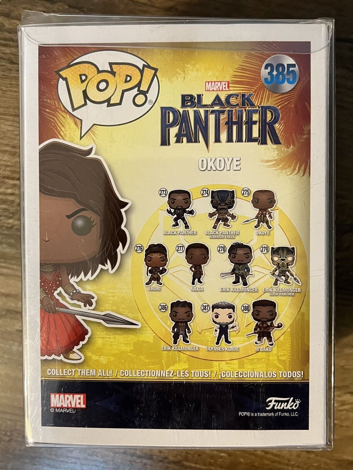 Funko Pop! Marvel Black Panther Okoye #385 2018 Fall NYCC Convention Exclusive