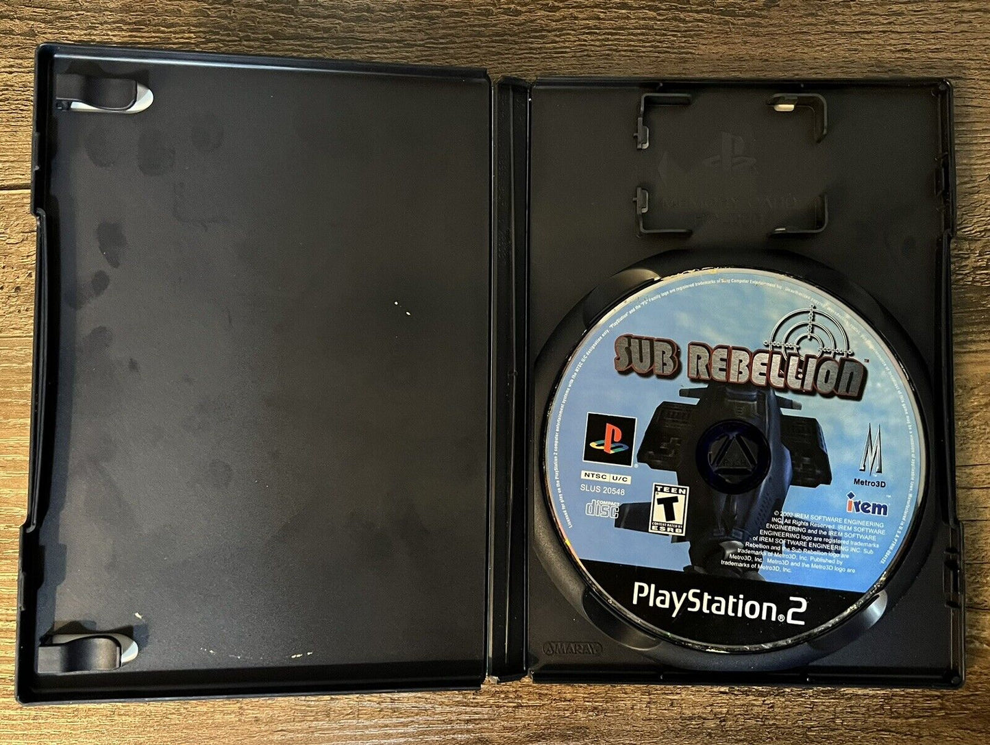 Sub Rebellion (Sony PlayStation 2, 2002) PS2 Tested And Works