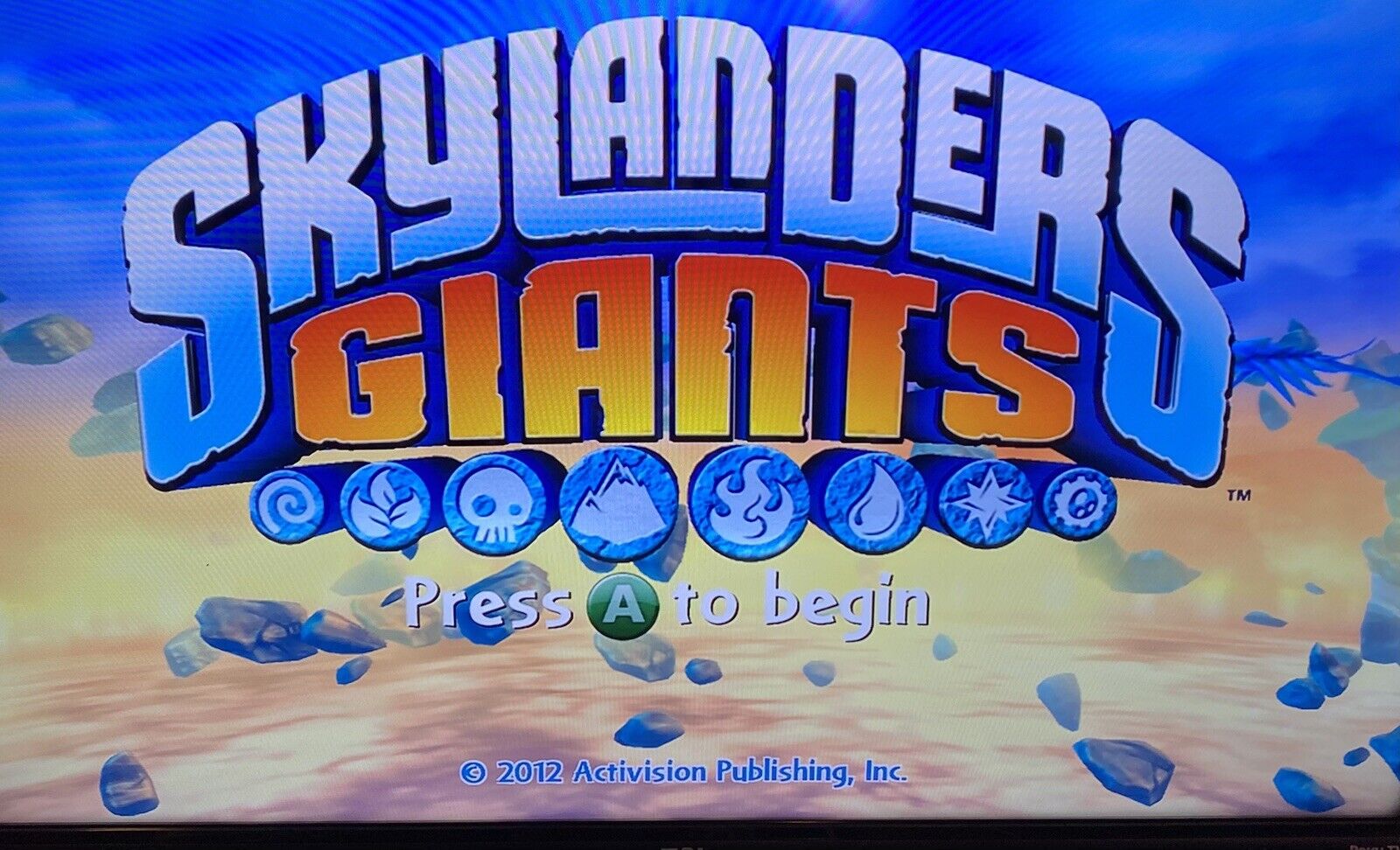 Skylanders Giants (Microsoft Xbox 360, 2012) Complete With Insert, Tested