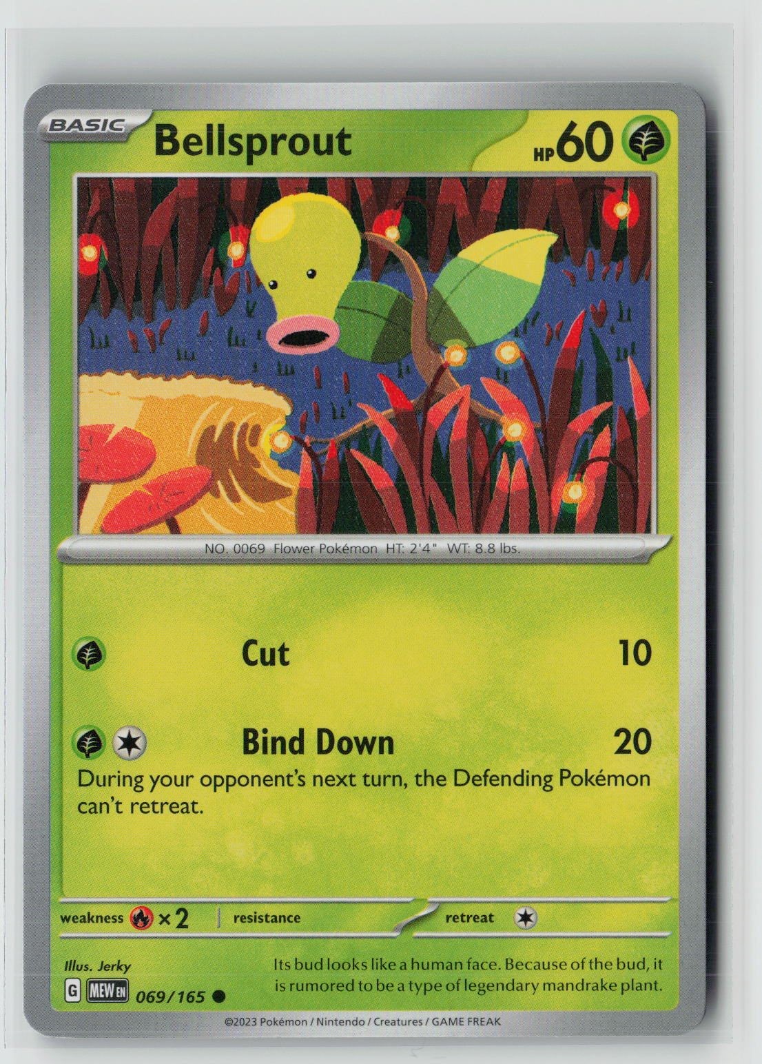 Bellsprout (SV: Scarlet & Violet 151 069/165) NM