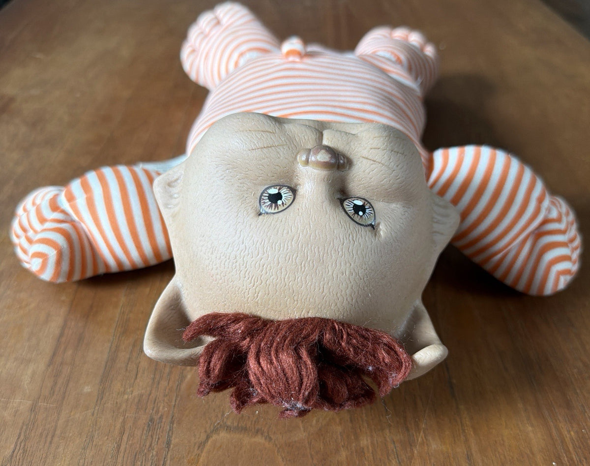 Cabbage Patch Kids Koosas Orange Striped Cat Pet Doll By Coleco 1983 Vintage