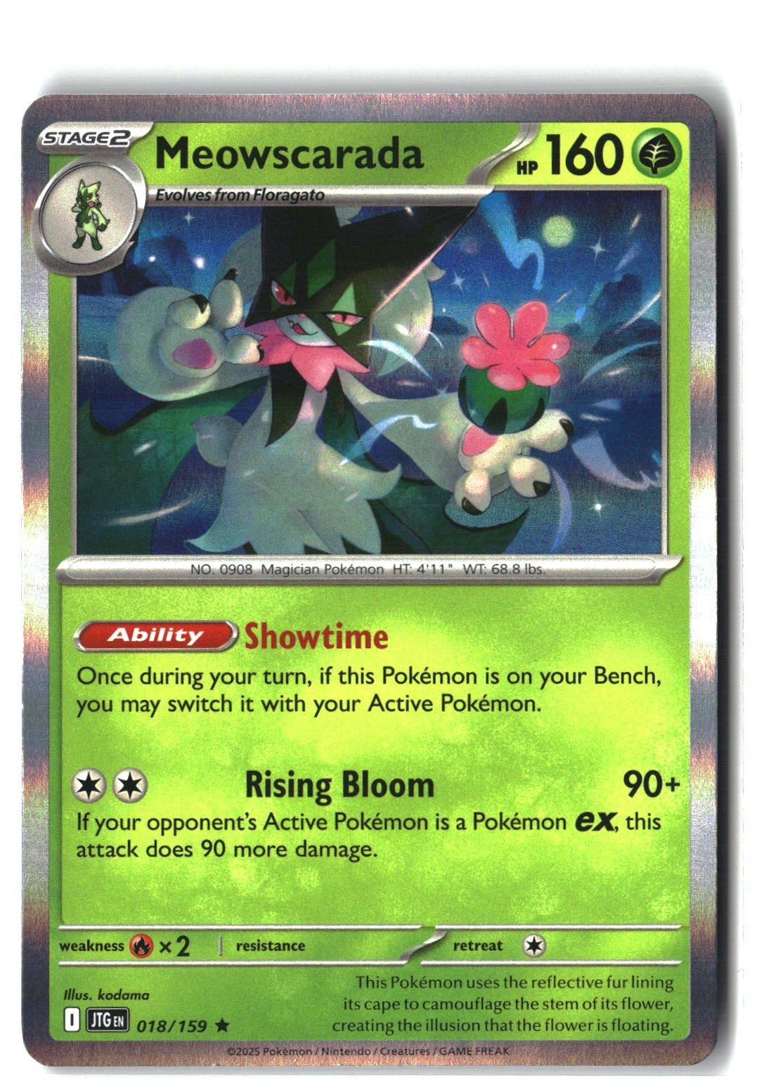 Meowscarada Holofoil NM (Journey Together 018/159)