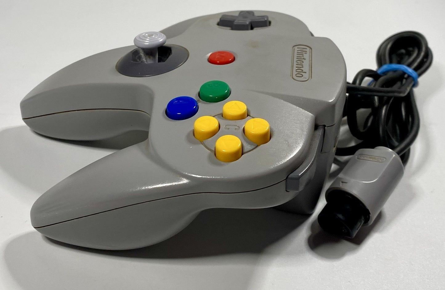 Official OEM Nintendo 64 N64 Controller (NUS-005) Gray Grey Tight Stick Tested