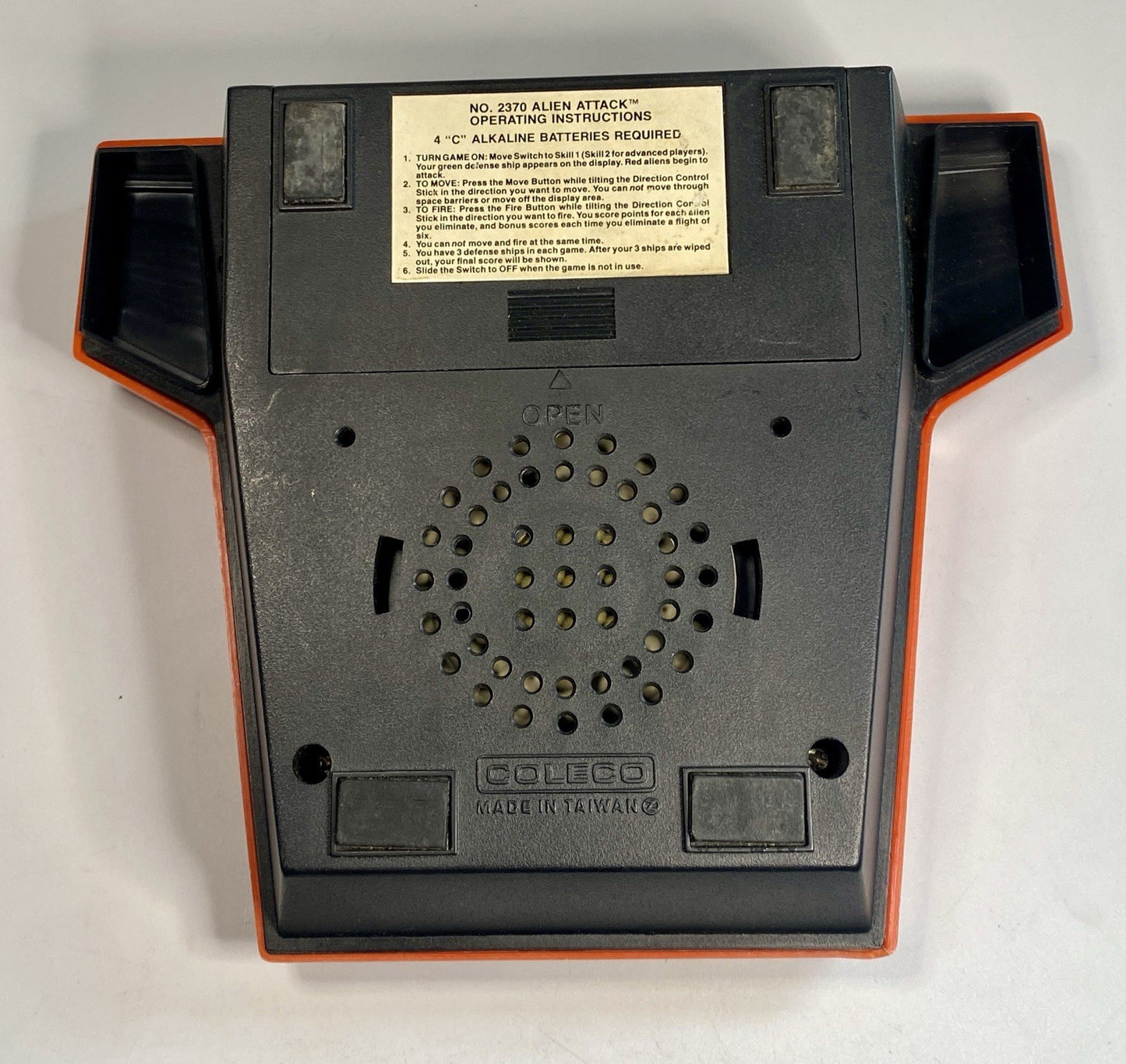 Vintage Alien Attack Electronic Handheld Game Complete w/ Box & Manual Tested