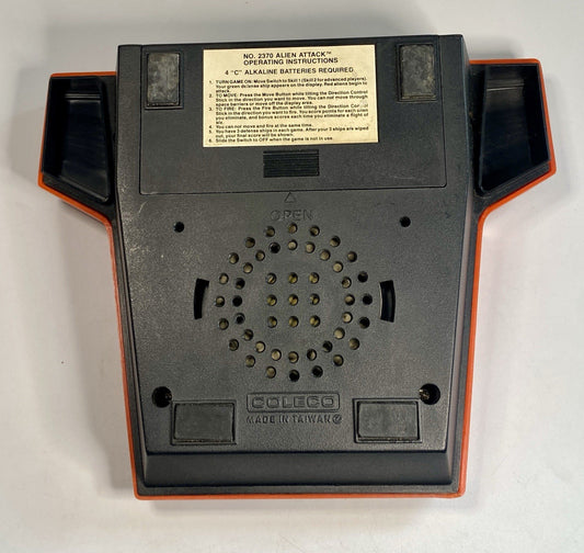 Vintage Alien Attack Electronic Handheld Game Complete w/ Box & Manual Tested