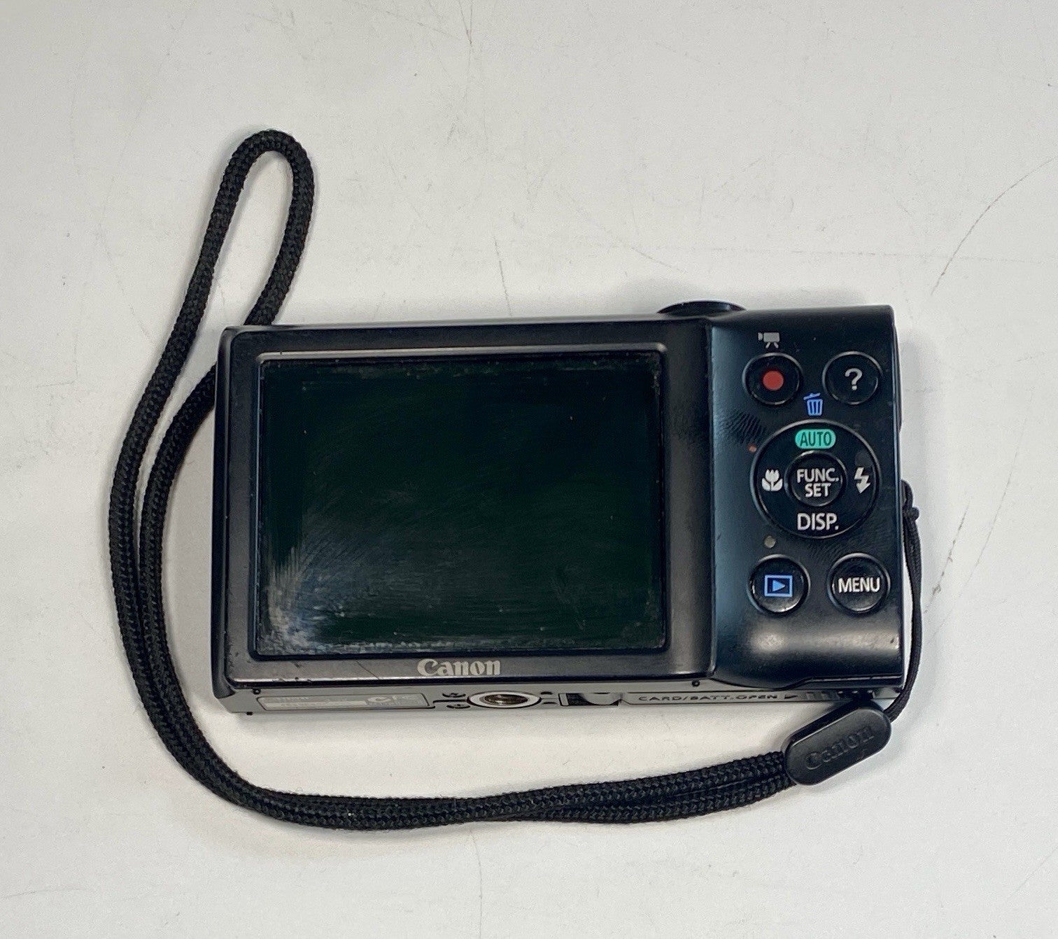 CANON PowerShot A2300 HD 16.0MP BALCK 5x Optical zoom Digital Camera TESTED