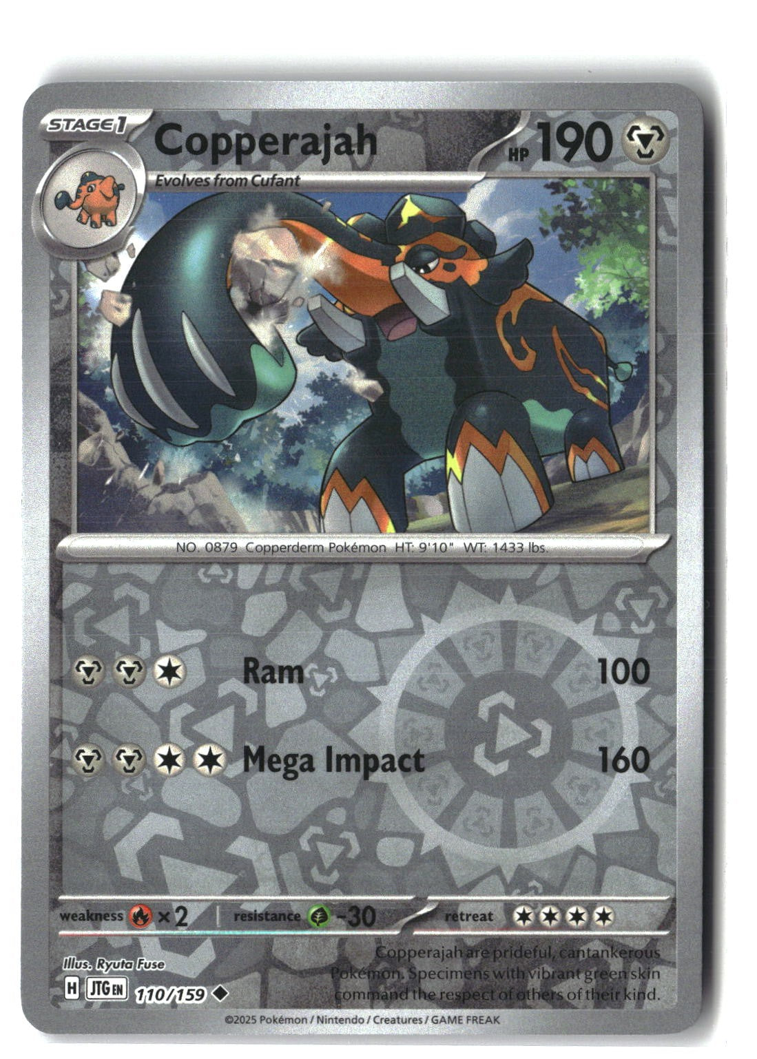 Copperajah Reverse Holofoil NM (Journey Together 110/159)