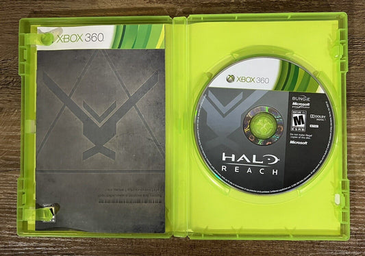 Halo Reach Xbox 360 (Microsoft Xbox 360, 2010) CIB Complete In Box with Manual