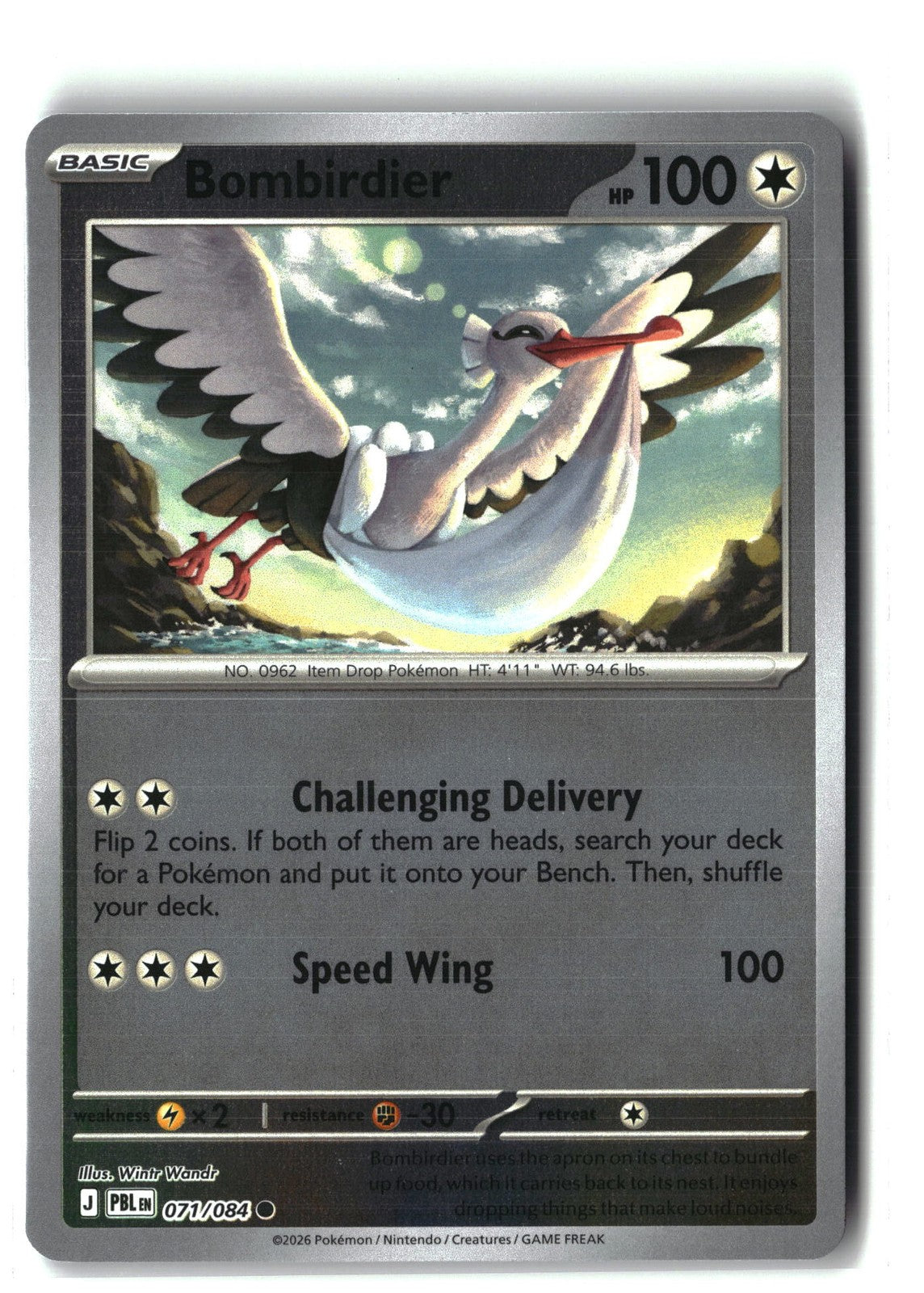 Bombirdier Reverse Holofoil NM (Pitch Black 071/084)