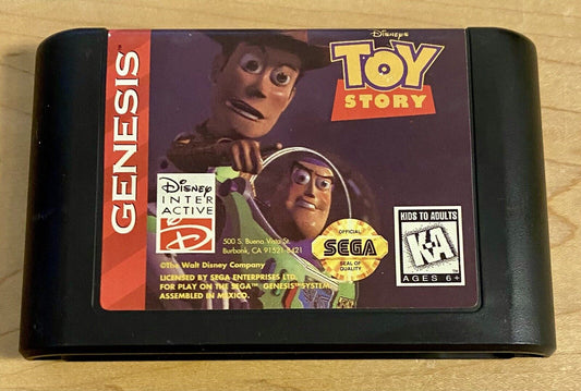 Disney’s Toy Story (Sega Genesis, 1995) Authentic, Tested & Works, Cart Only