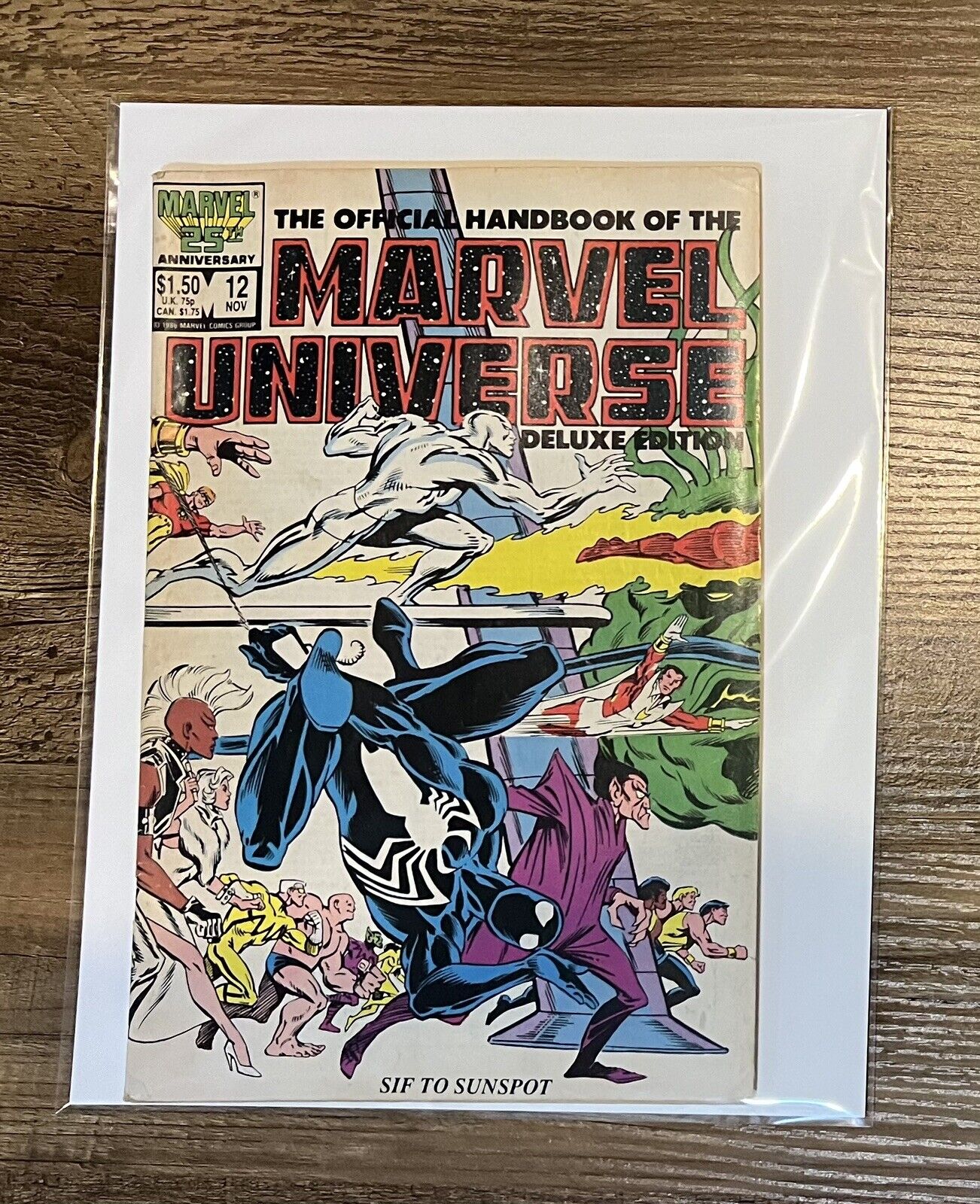 Official Handbook of the Marvel Universe Deluxe Edition #12 VG+ 4.5 1986