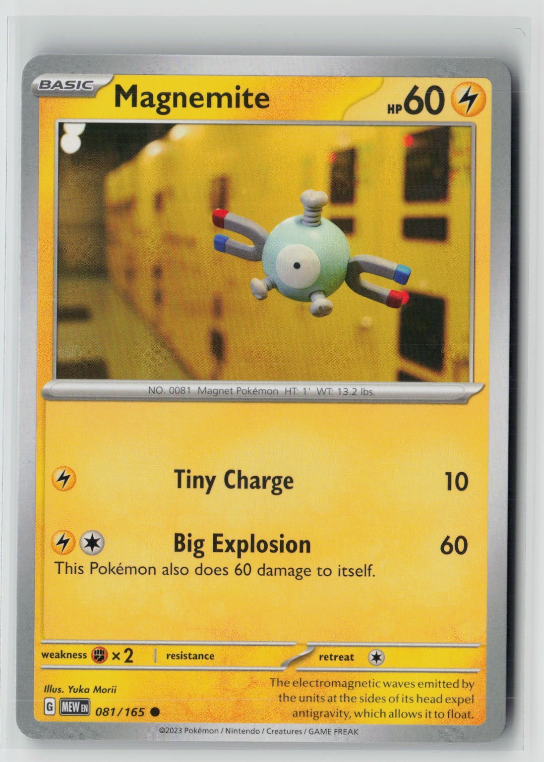 Magnemite (SV: Scarlet & Violet 151 081/165) NM