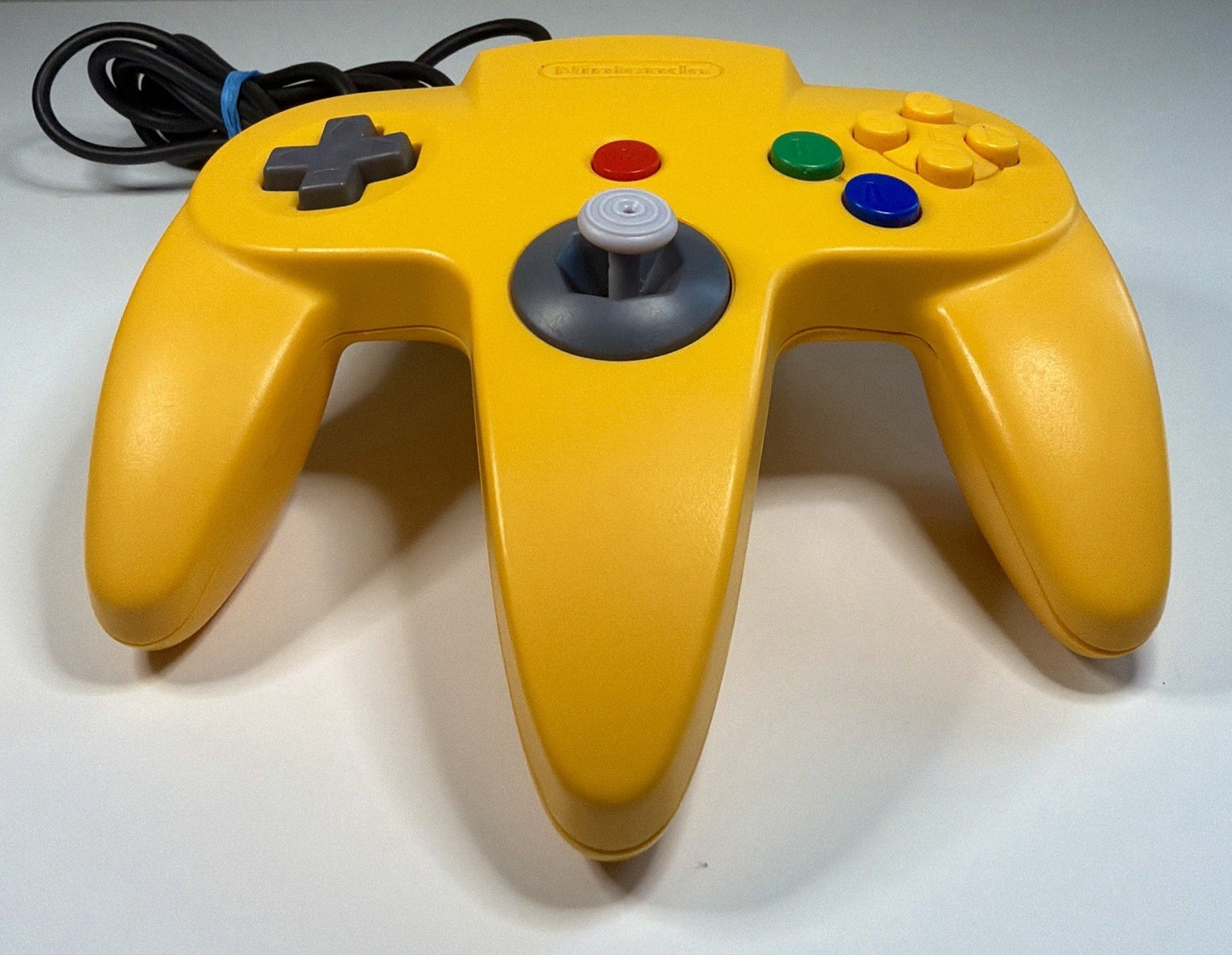 Yellow N64 Nintendo 64 Controller OEM w/ 8BitDo Hall Effect Joystick Tested
