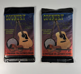 1992 ACM Country Classics Series 1 Two sealed foil packs of 10 cards