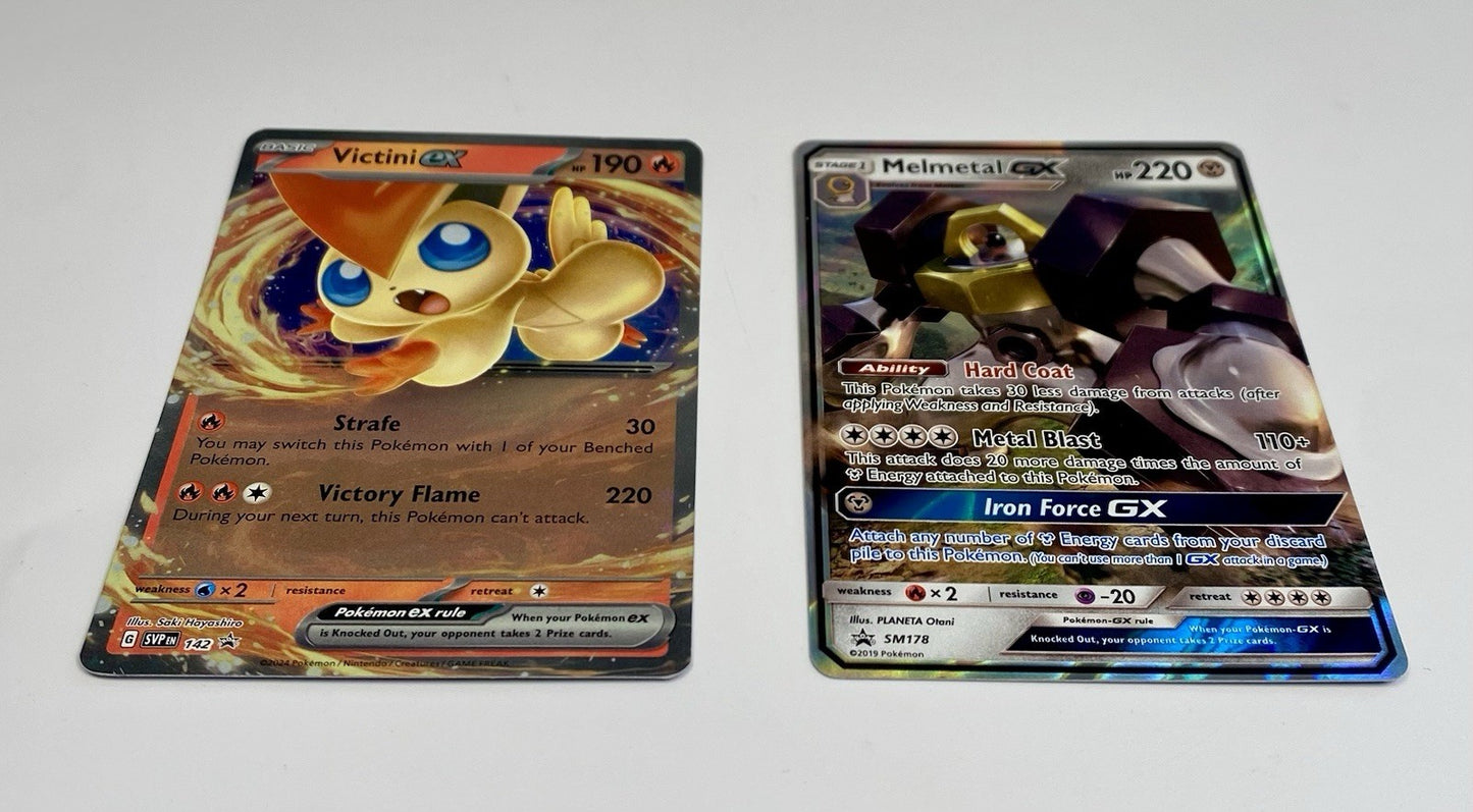 Pokémon Black Star Promo 6 Card Bundle Lot Victini EX Melmetal EX & More! All LP