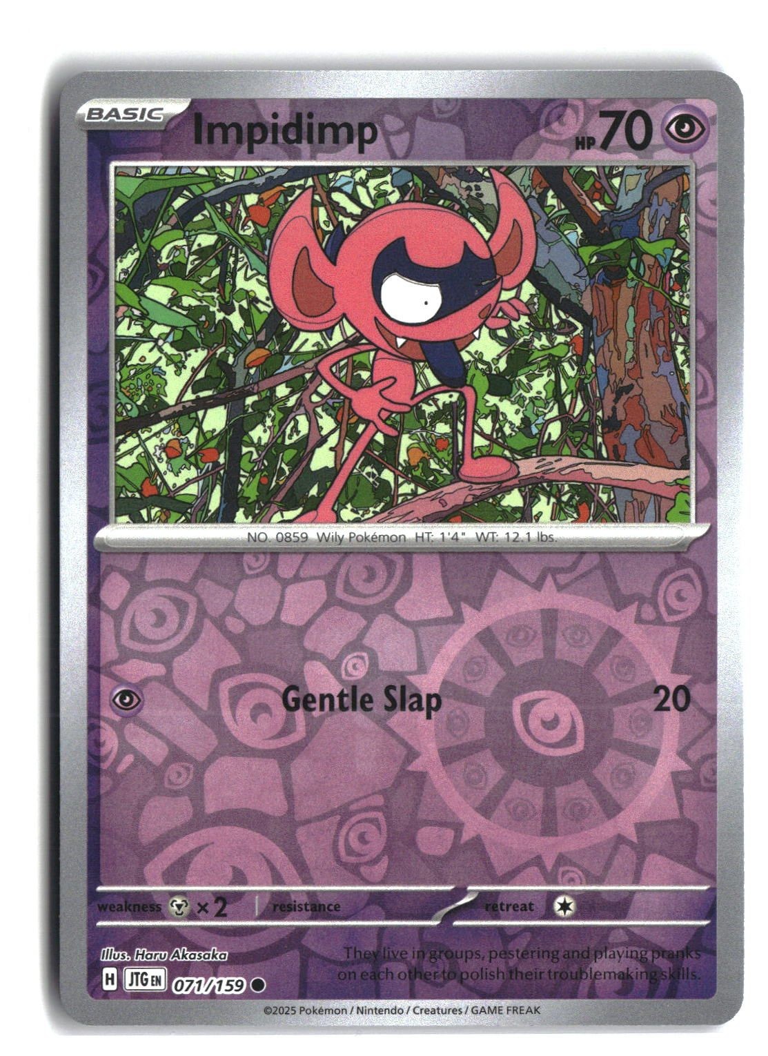 Impidimp Reverse Holofoil NM (Journey Together 071/159)